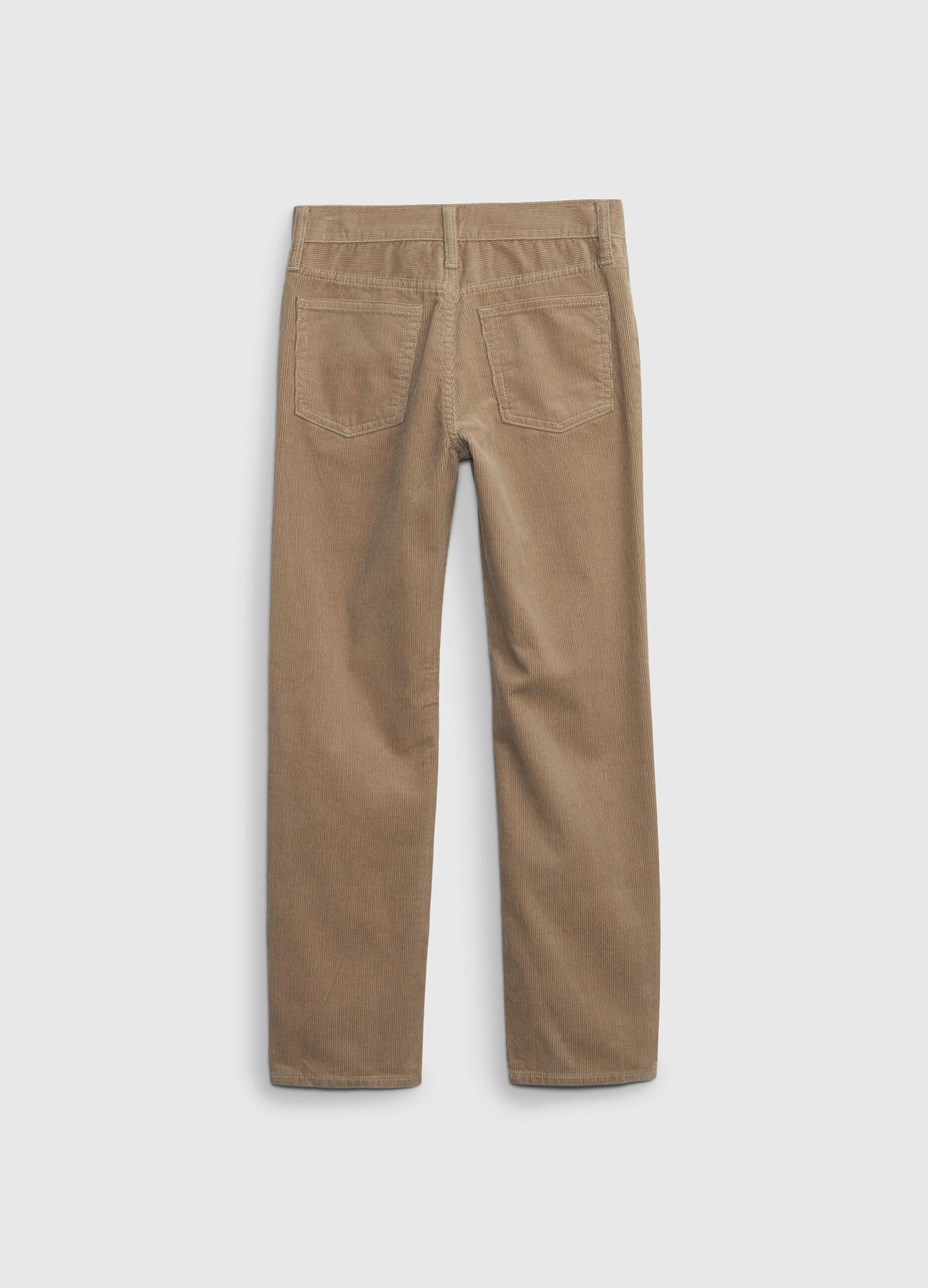 Pantaloni straight fit in corduroy_1