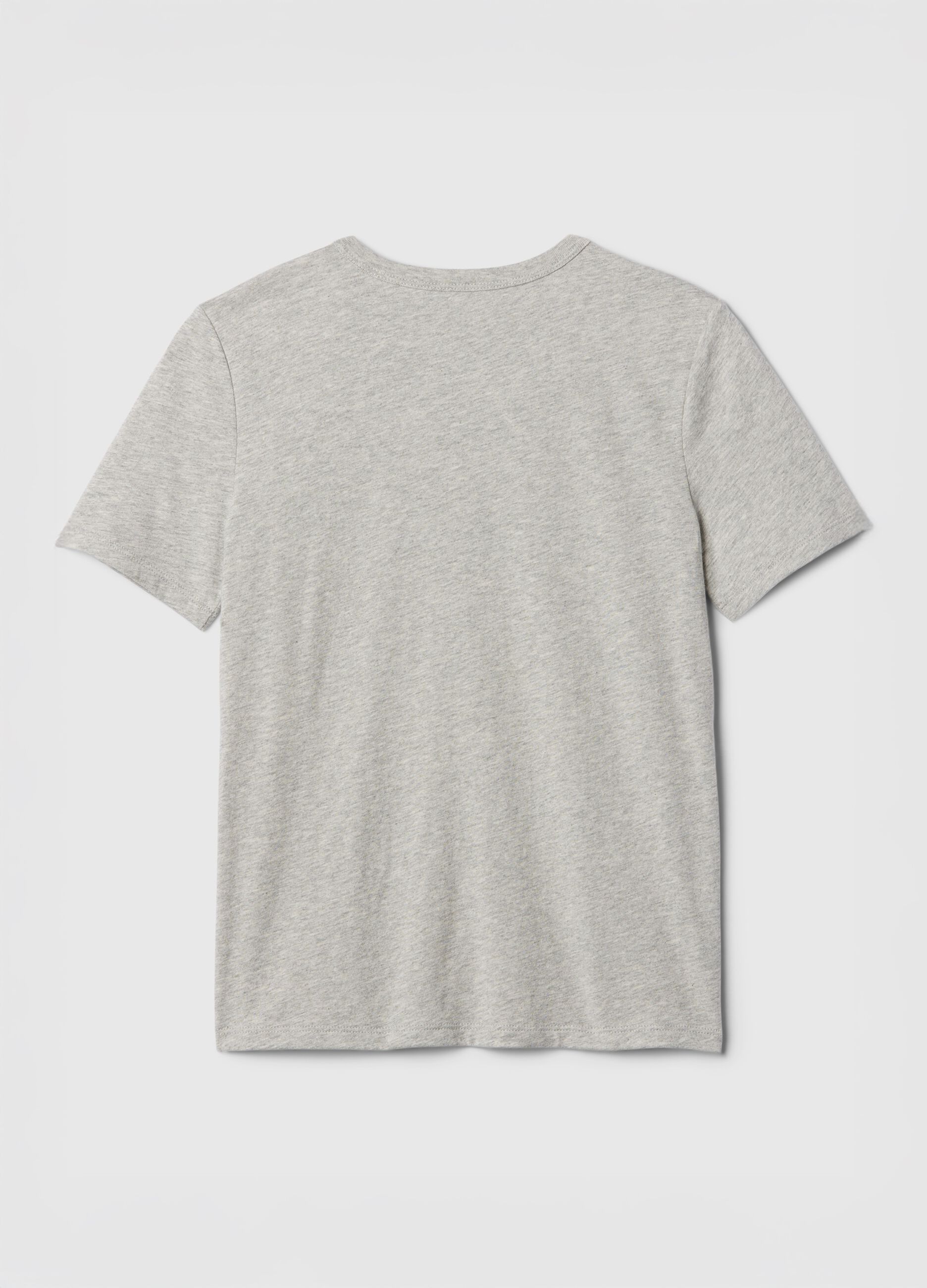 T-shirt grigia con logo GAP_1