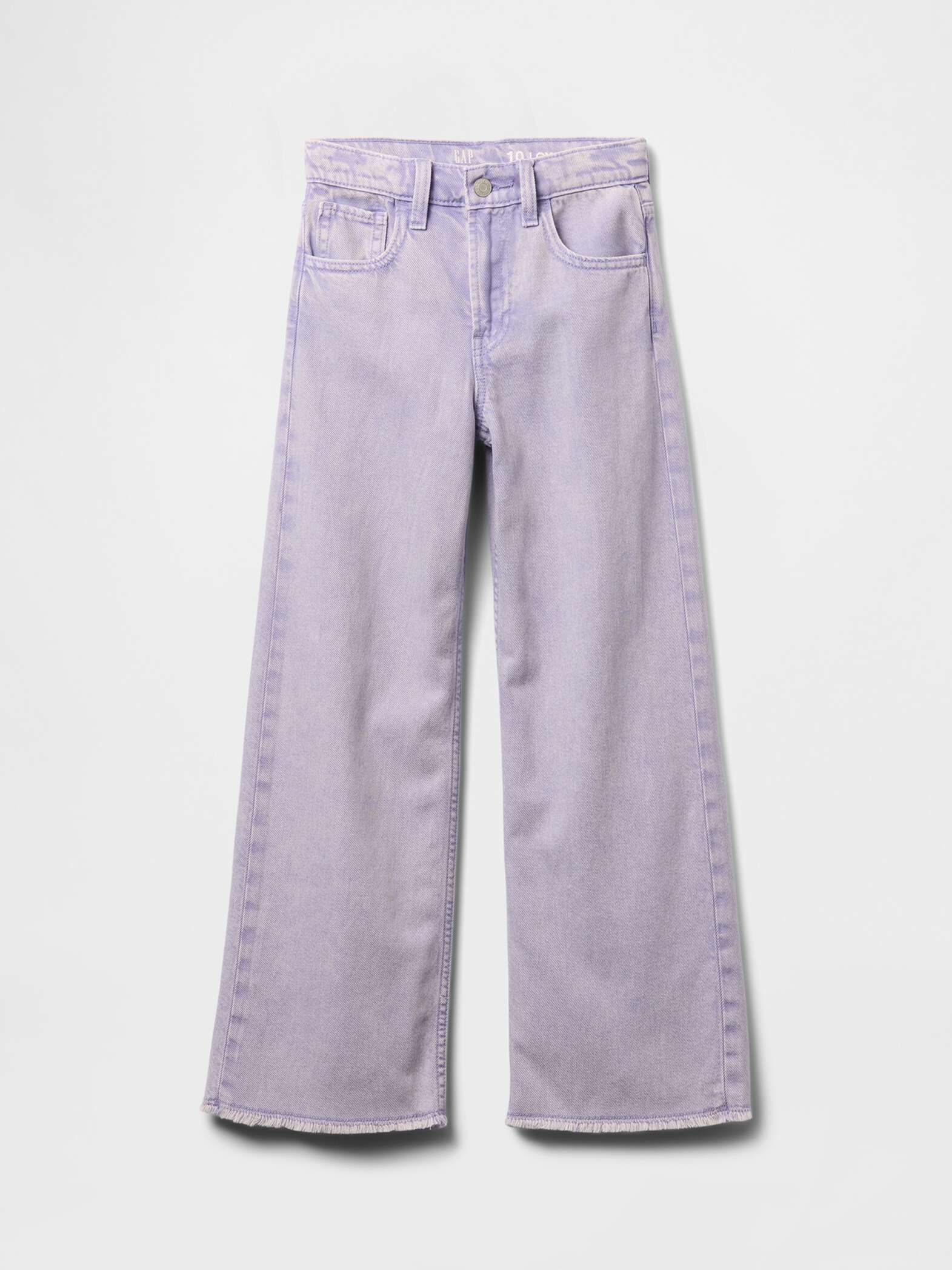 Jeans lilla wide leg in cotone e Lyocell_3