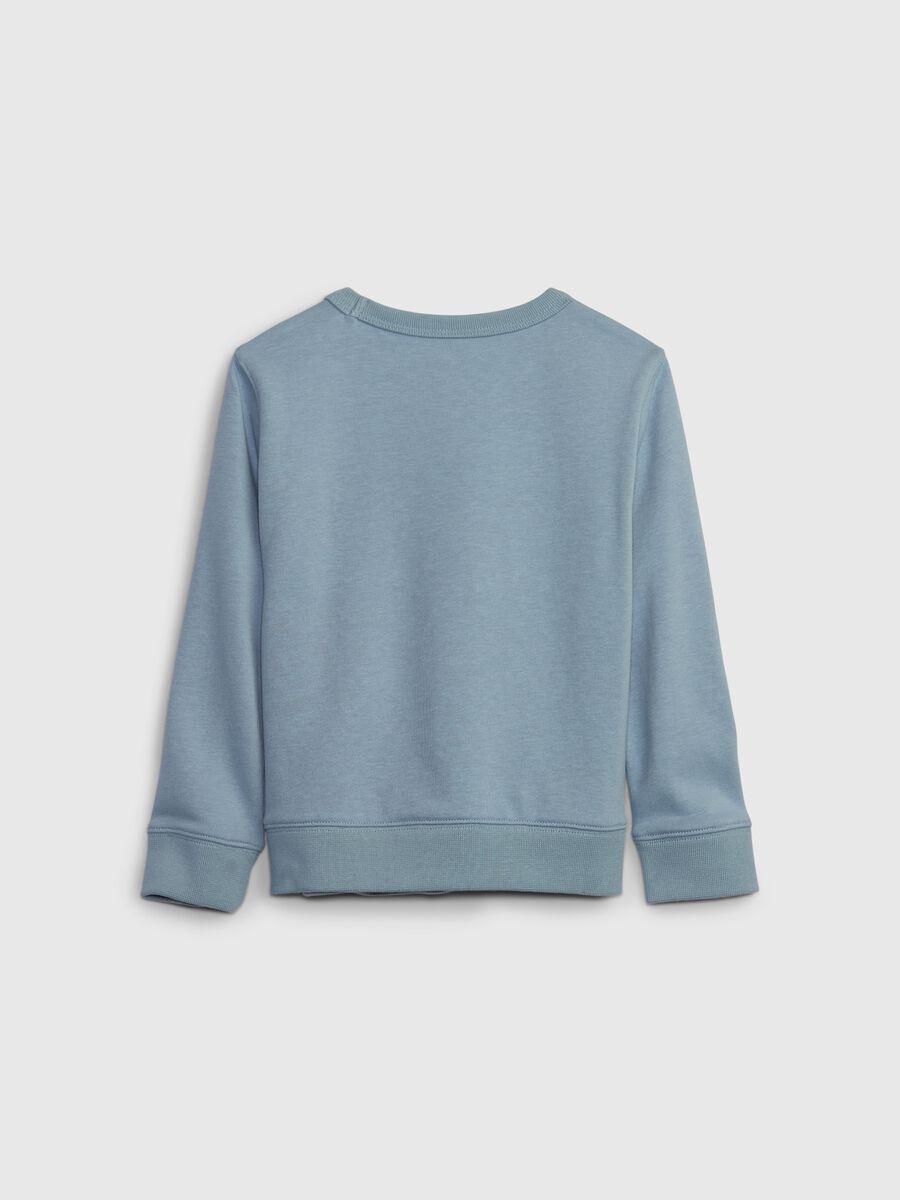 French terry sweatshirt with logo patch Baby Boy_1