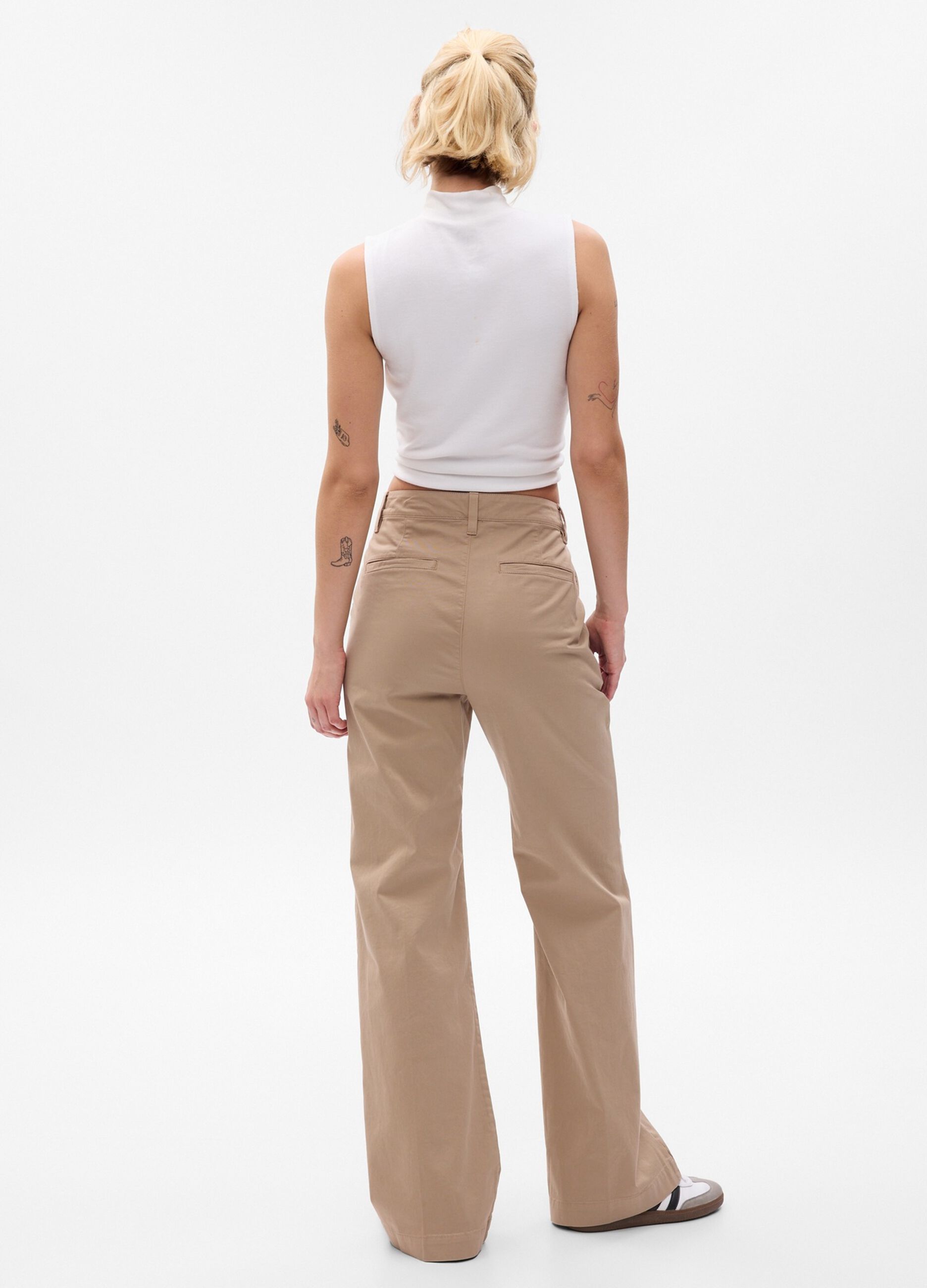 Flare-fit high-rise trousers_1