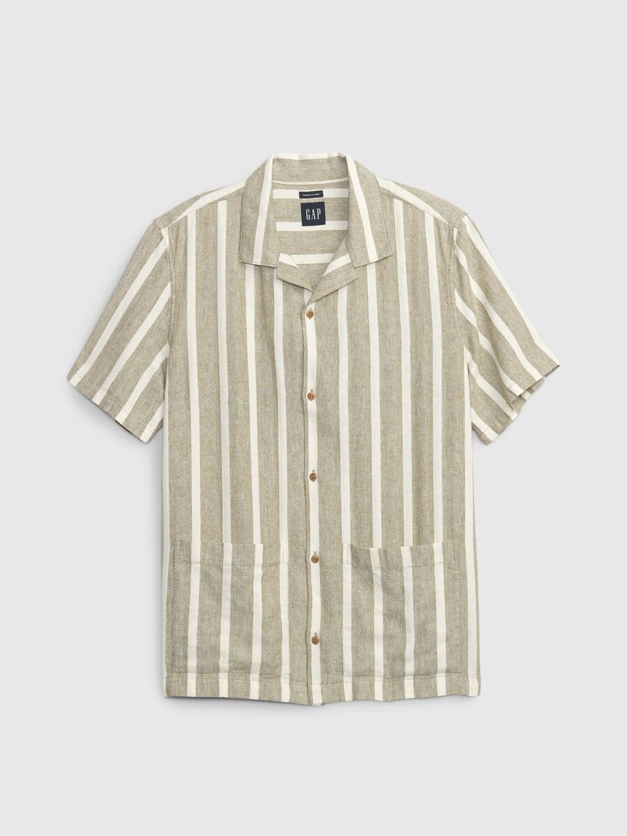 Short-sleeved shirt with pockets Man_3