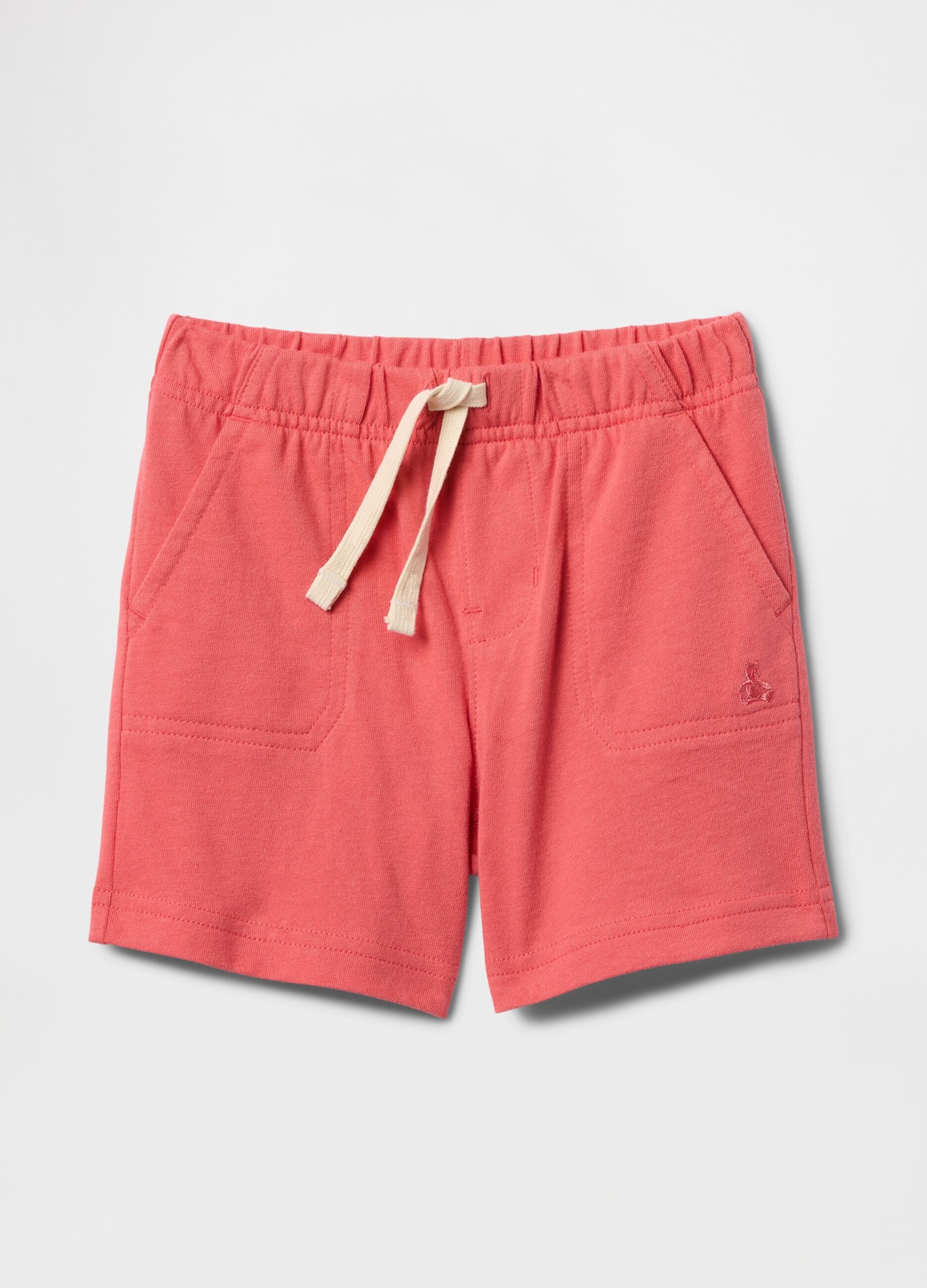 Shorts rosa con vita elasticizzata