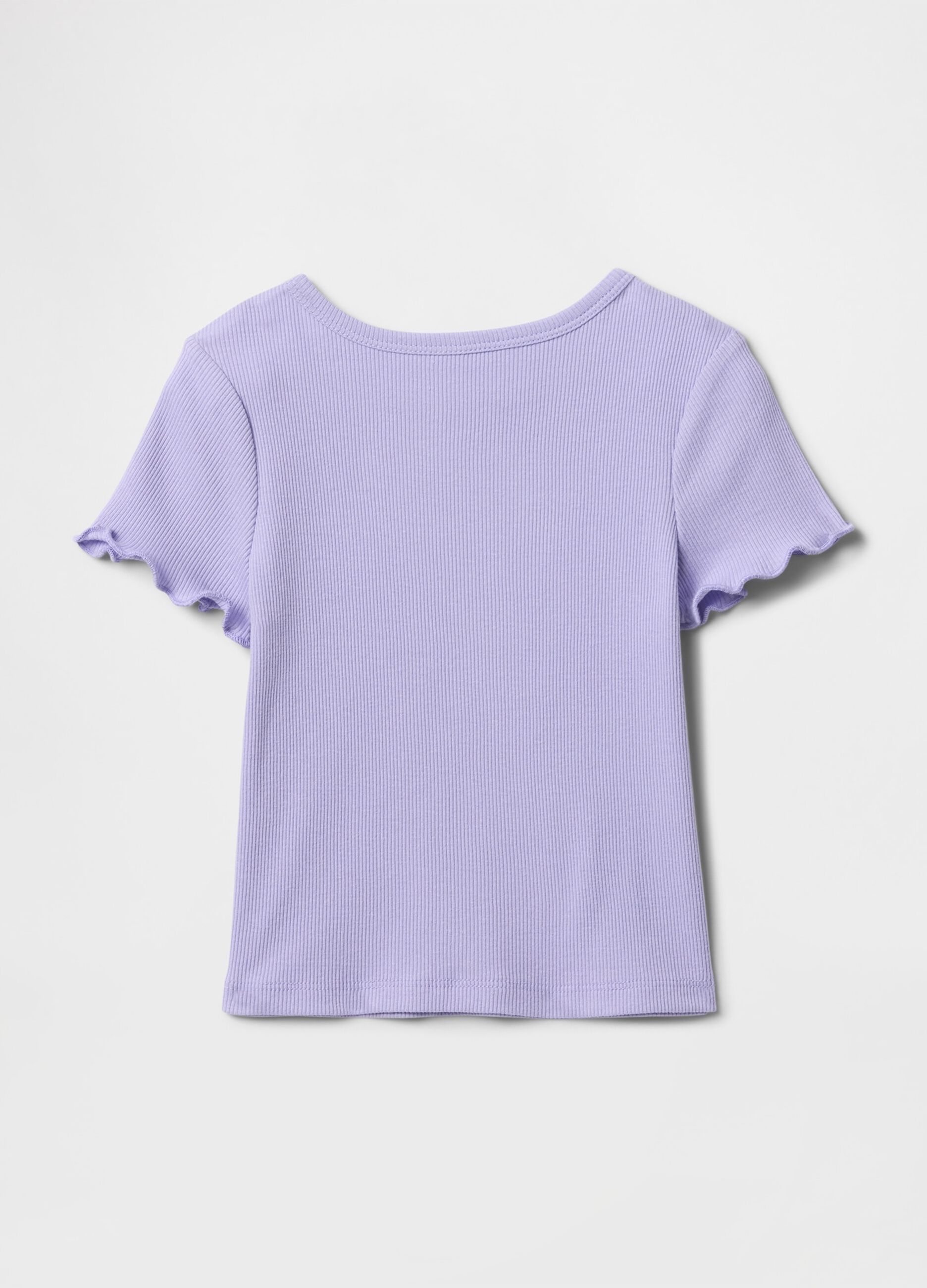 T-shirt lilla a maniche corte in cotone GAP Kids_1