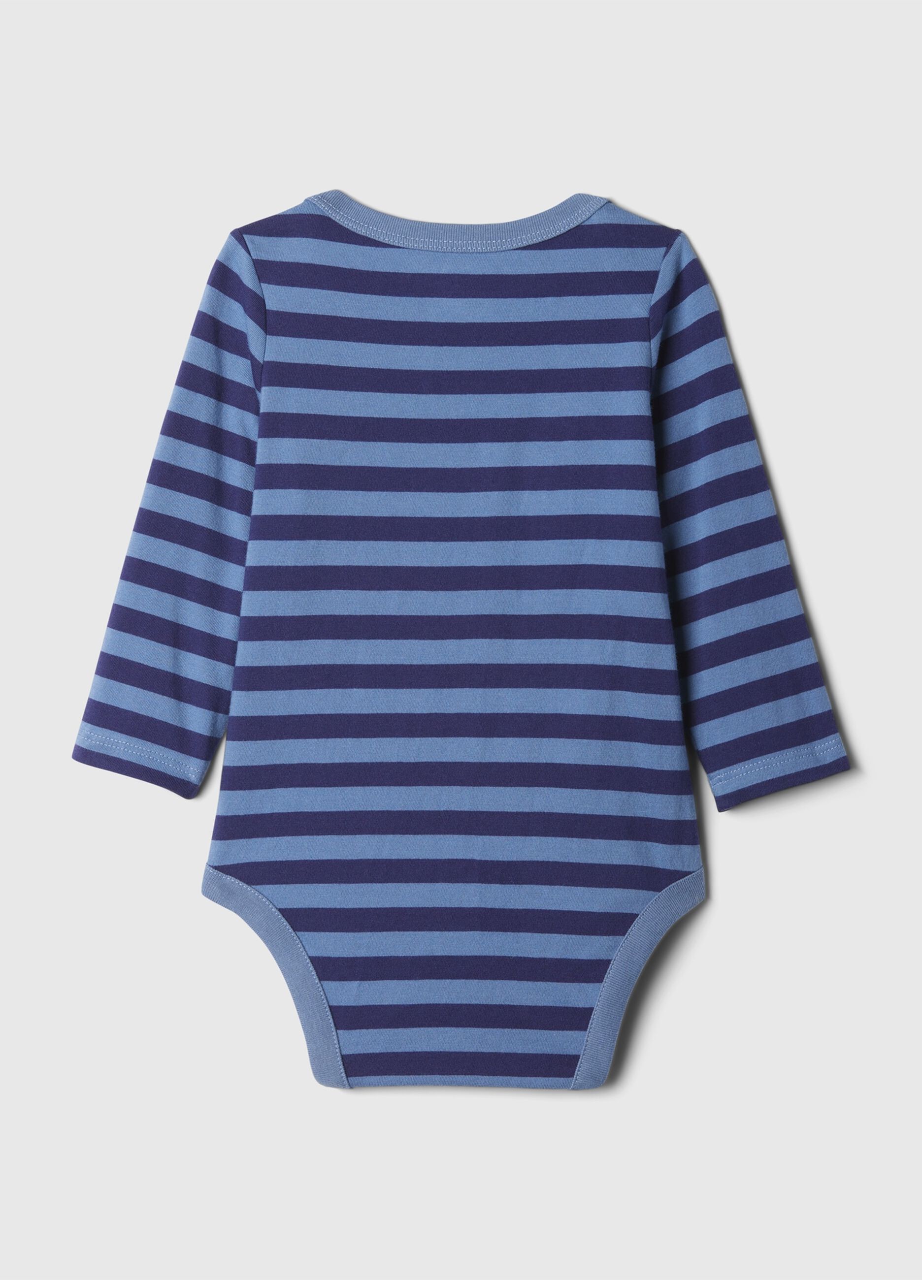 Body a maniche lunghe in cotone