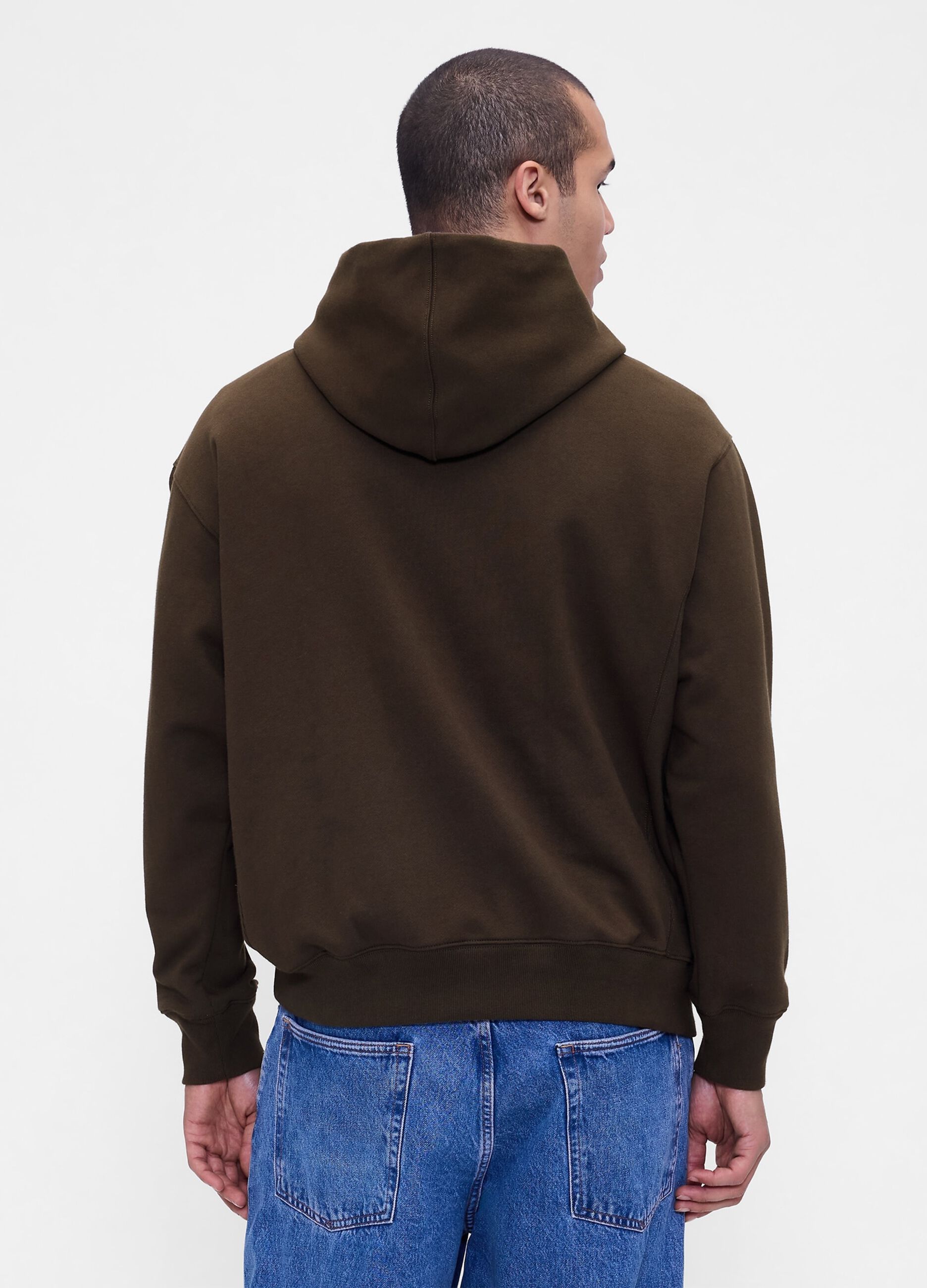 Brown Hooded Sweatshirt