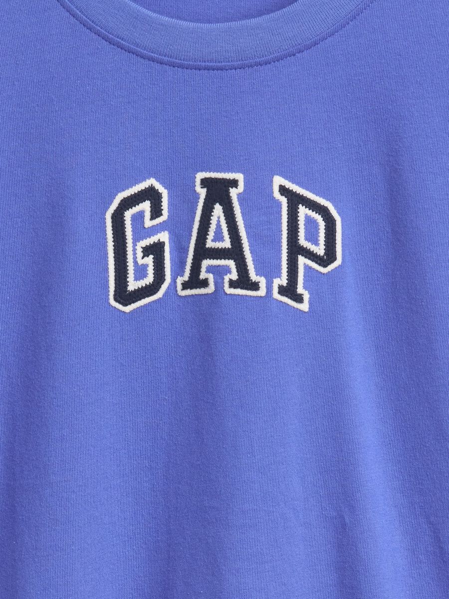 T-shirt blu con logo Gap Boy_2