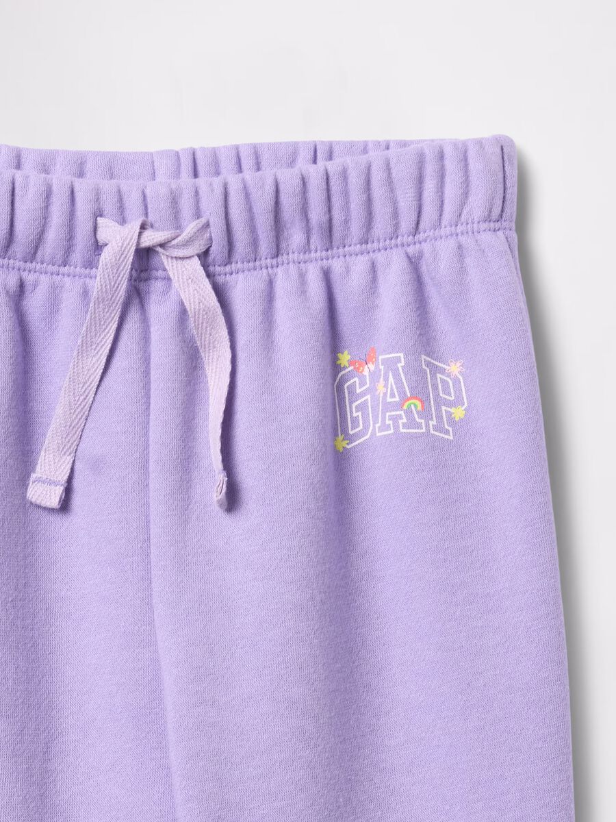 Pantaloni da jogging viola per bambina GAP Kids Bimba_2