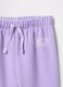 Purple joggers with drawstring and logo print_2