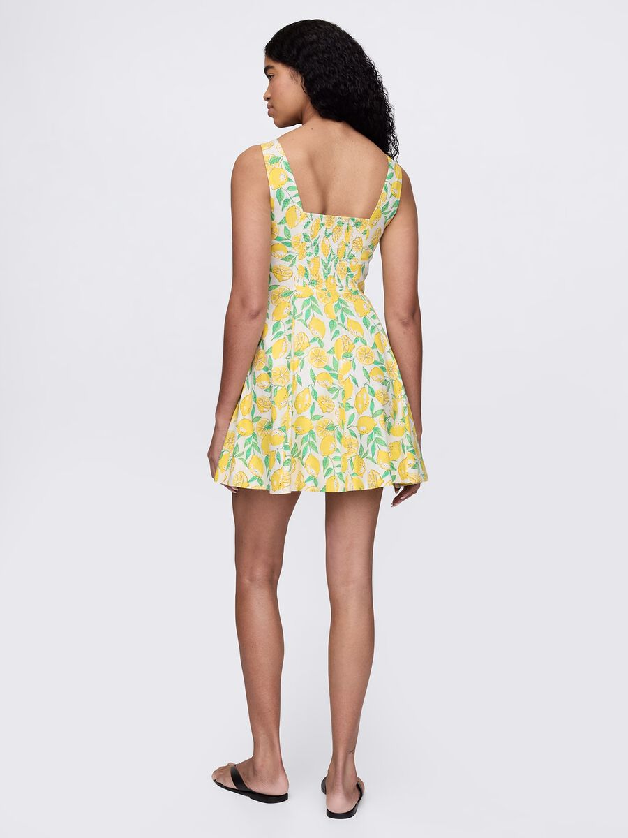 Abito corto multicolor con fantasia Gap Donna_2