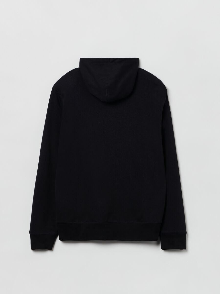 French terry full-zip hoodie Man_2