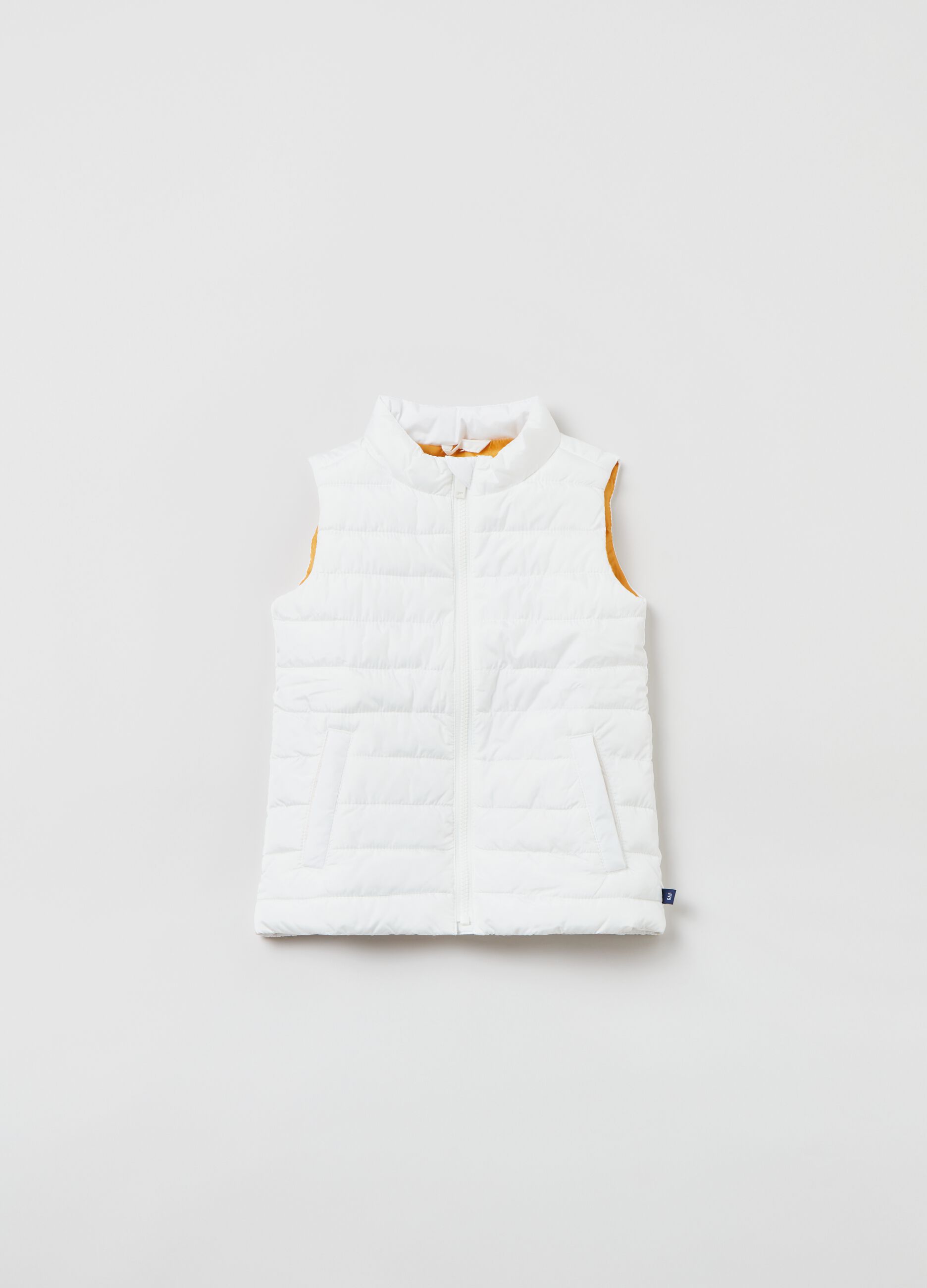 Quilted full-zip gilet