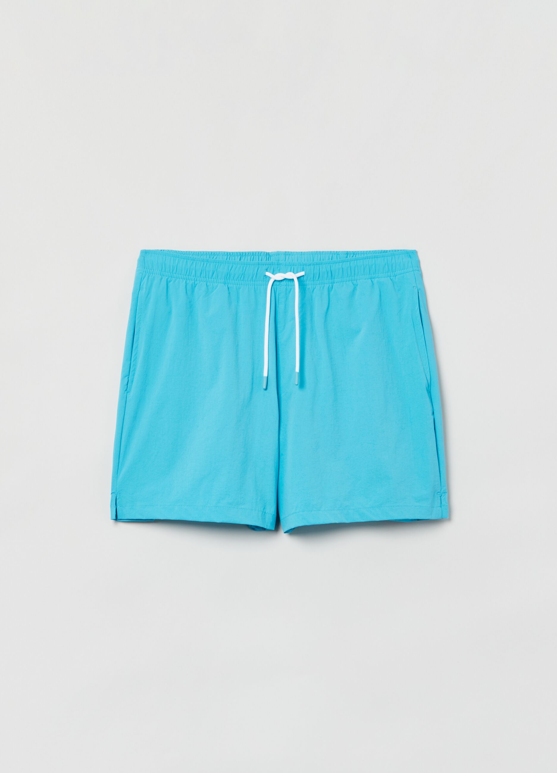 Swimming trunks with drawstring_1