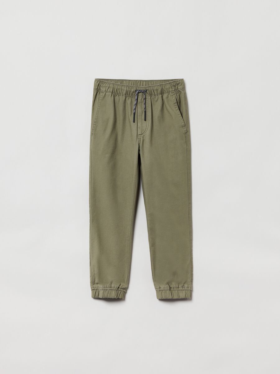 Pantalone jogger con coulisse Bambino_0