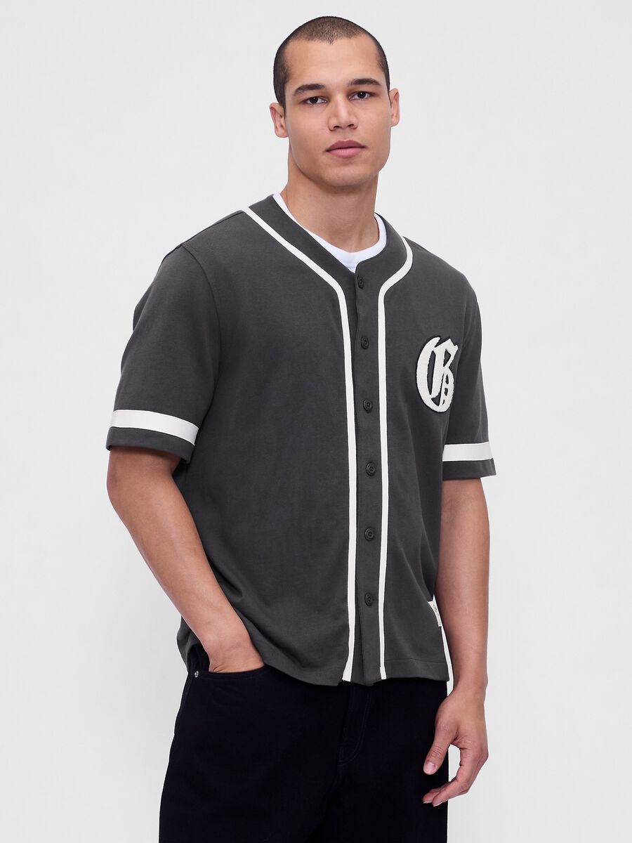 Maglia baseball in cotone Uomo_0