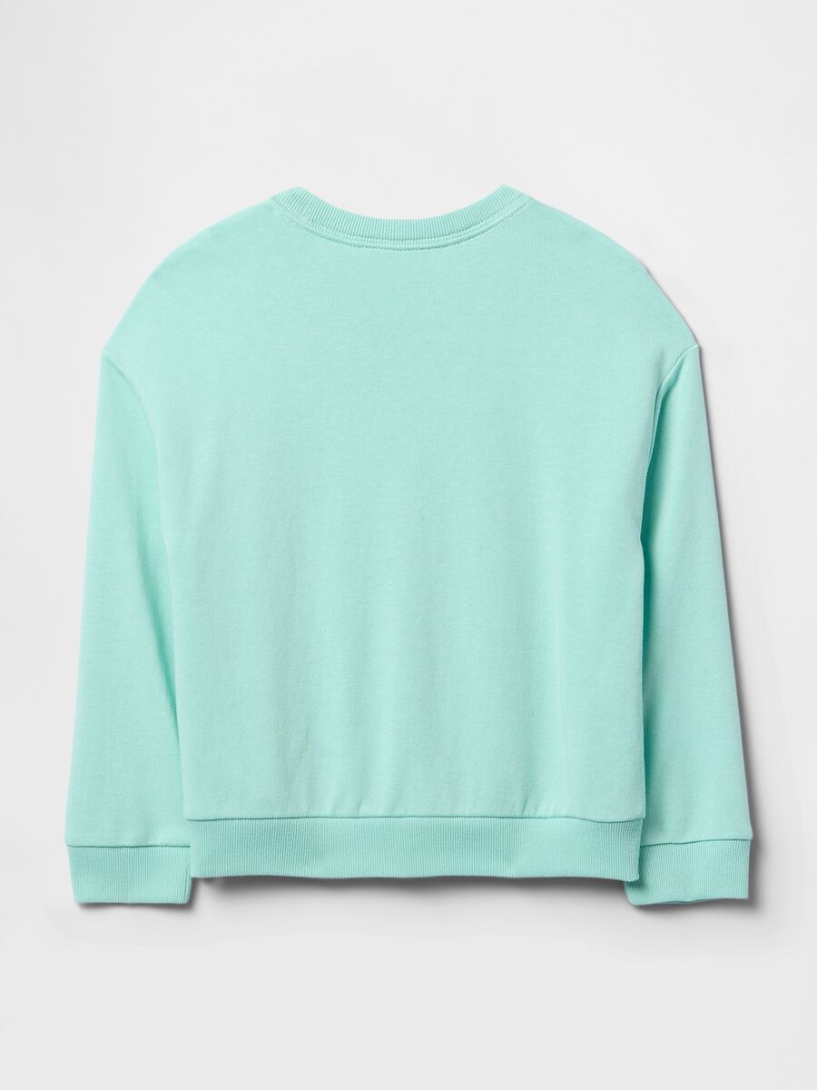 Blue Sweatshirt with GAP Logo Baby Boy_1