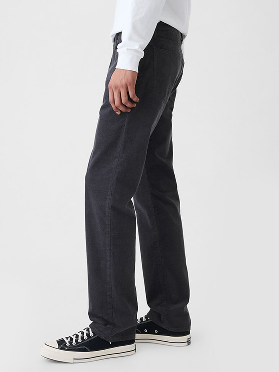 Pantaloni in corduroy cinque tasche Uomo_3