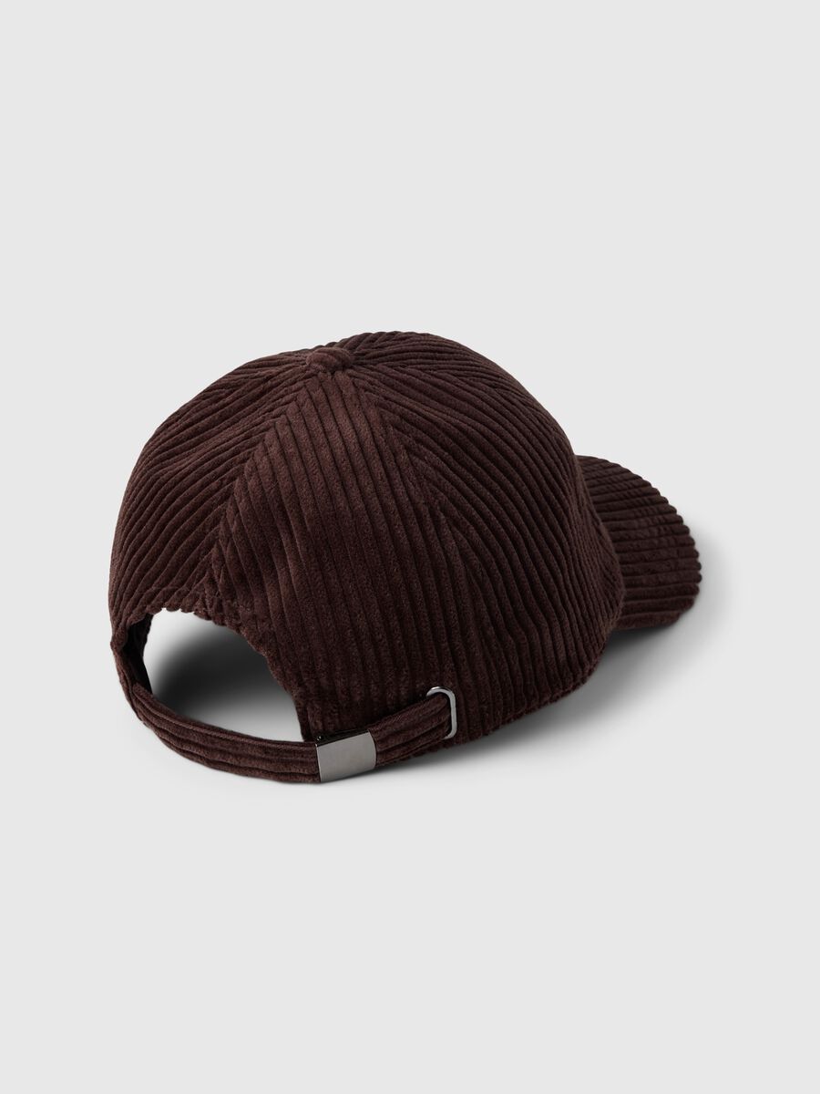 Berretto da baseball in corduroy Donna_1