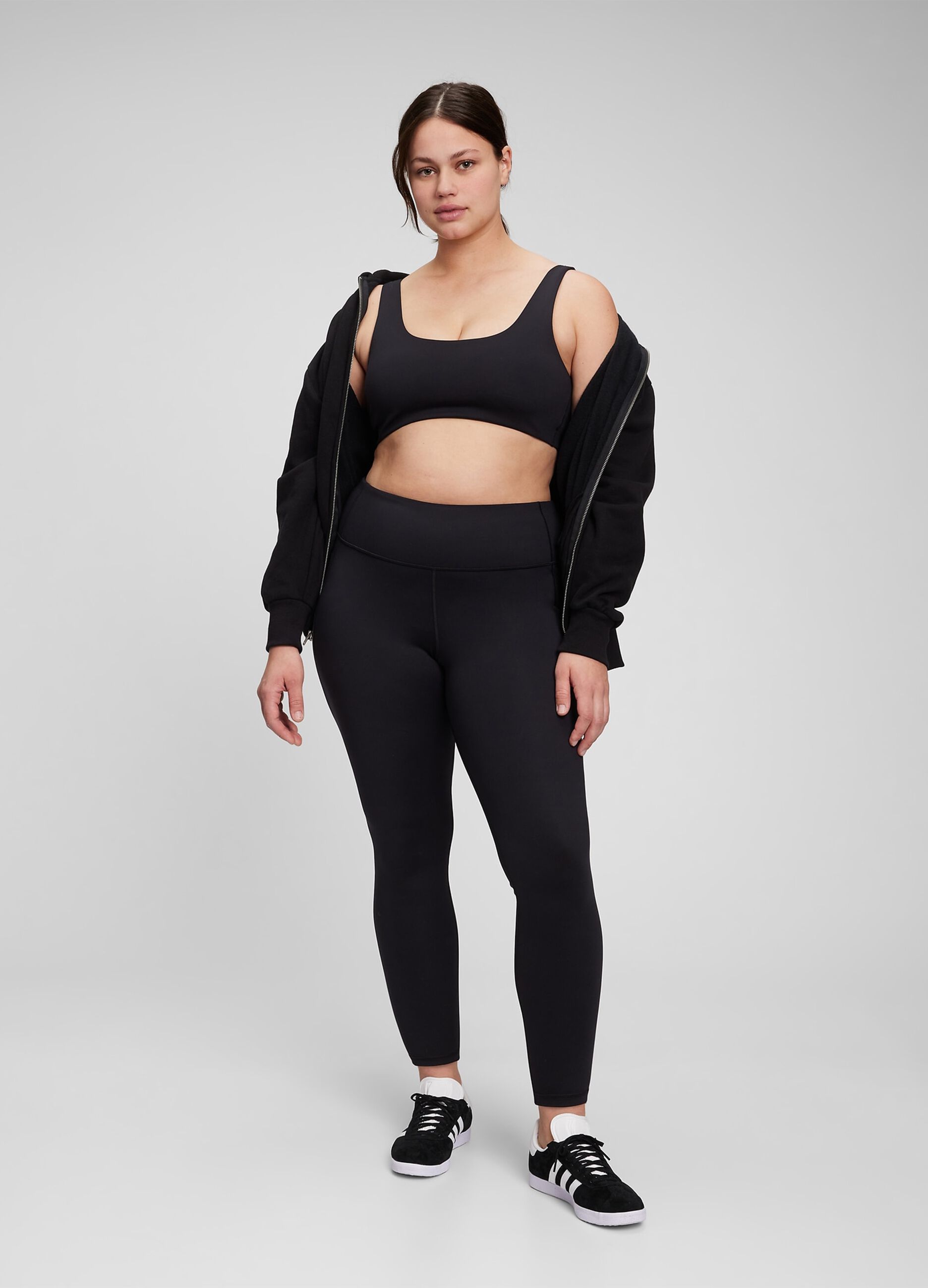 Stretch leggings with pockets