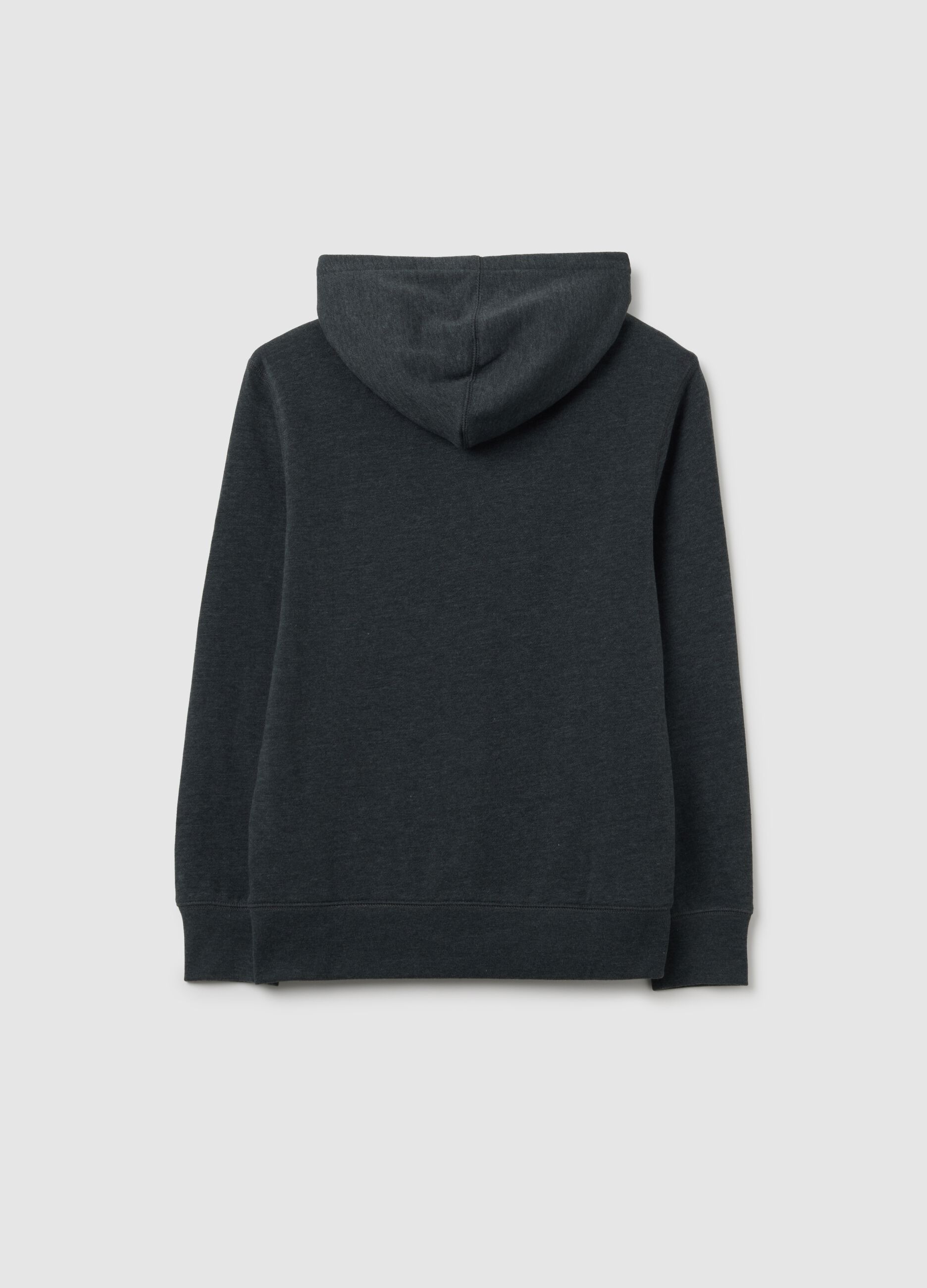 Full-zip plush hoodie with embroidered logo_2