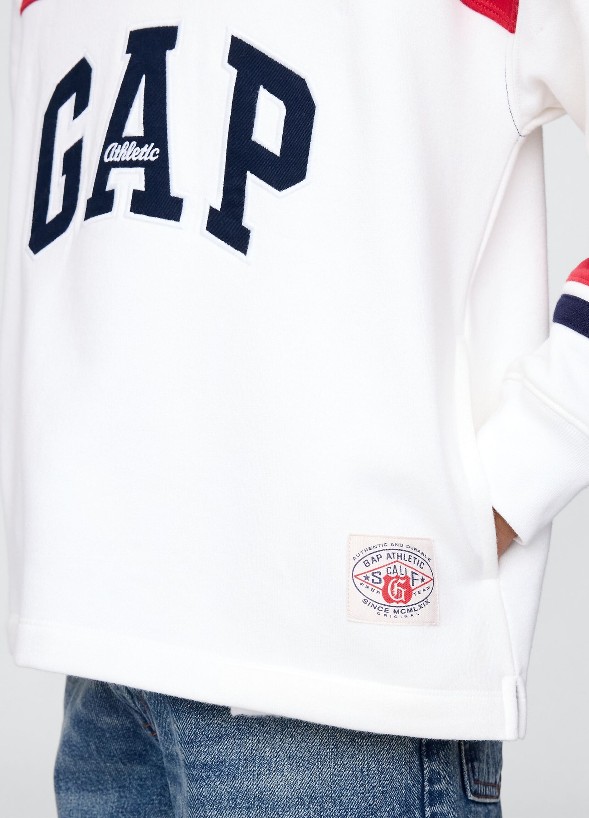 Felpa con cappuccio color block GAP Kids_3