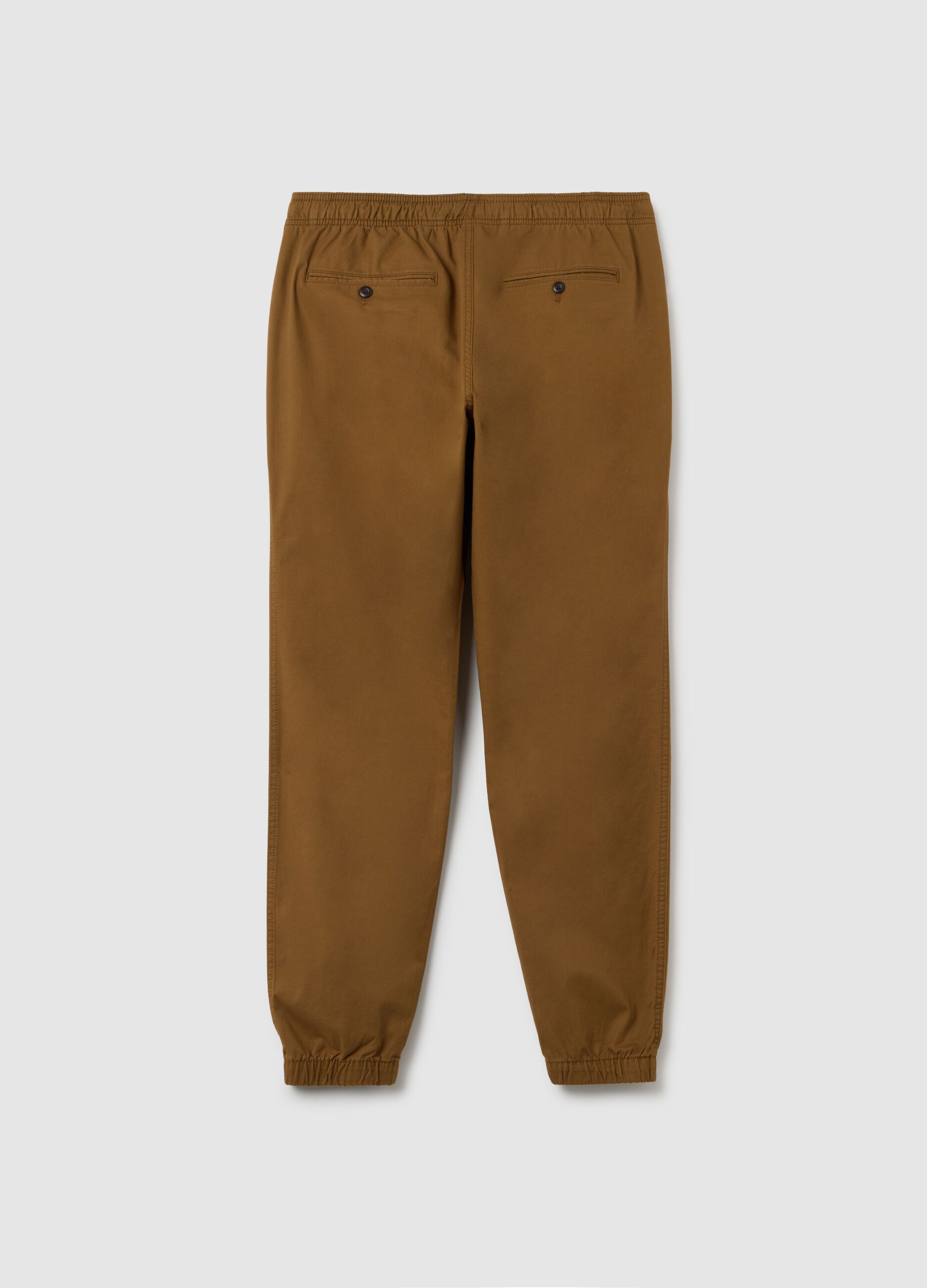 Canvas joggers with drawstring_2