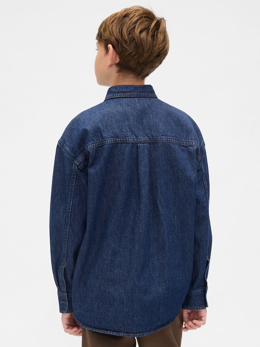 Long-sleeved denim shirt Boy_1