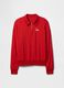 Felpa rossa Gap con colletto e zip_3