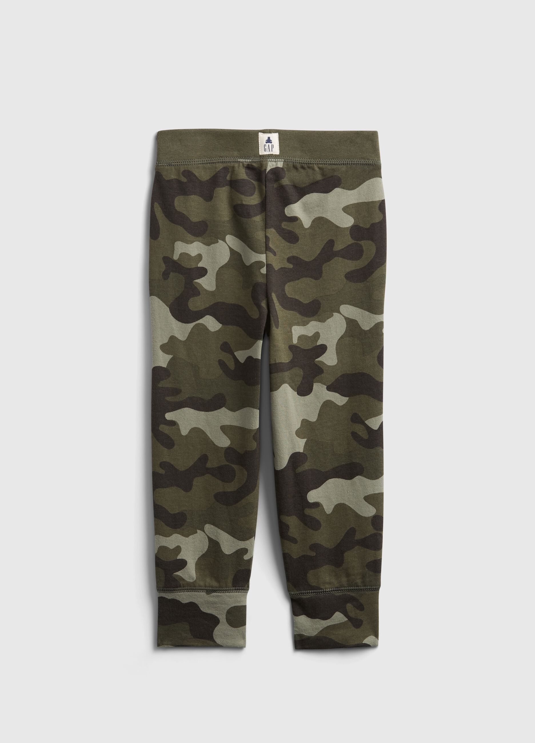 Joggers in felpa camouflage_1