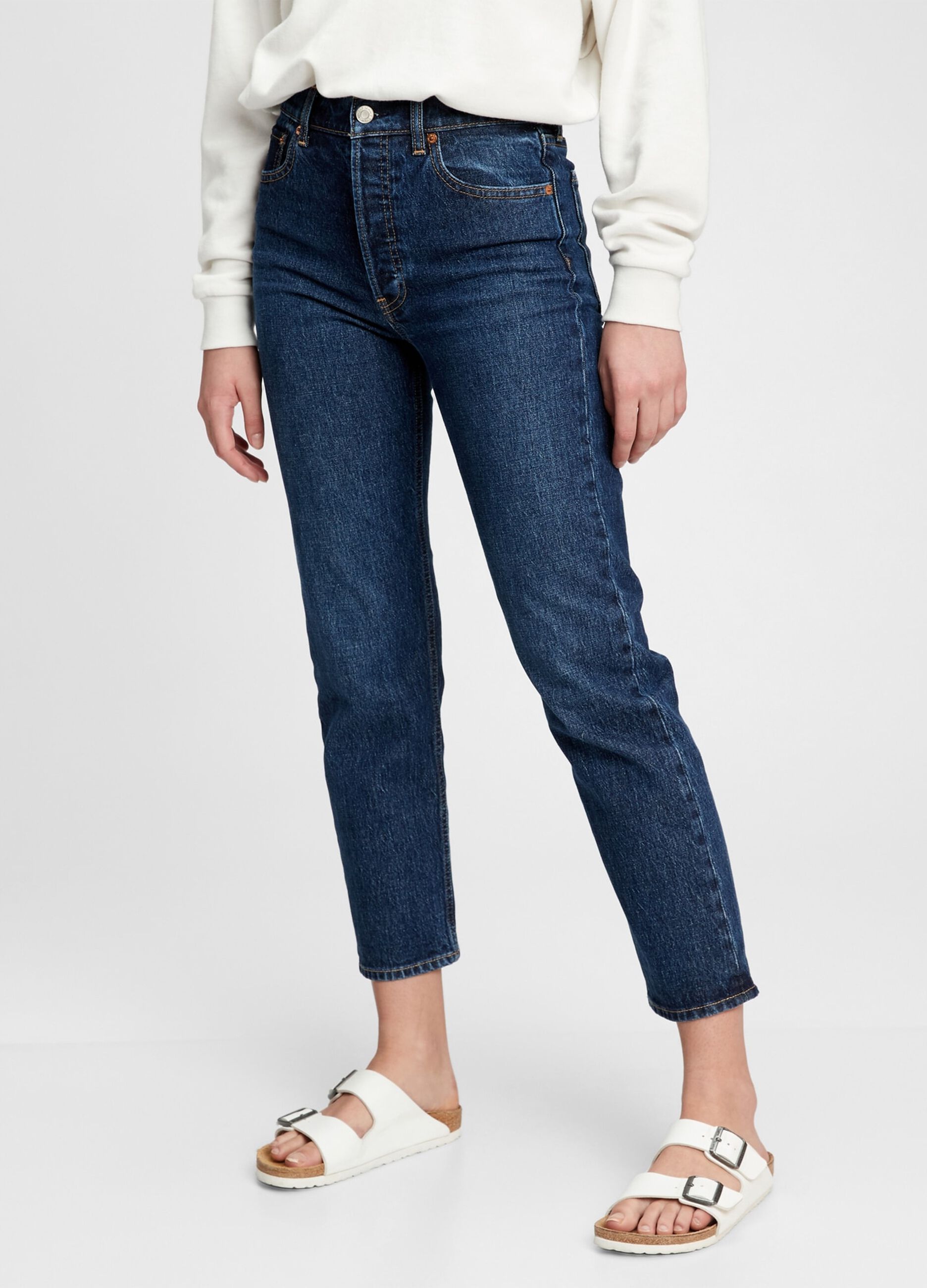 Straight-fit, high-rise jeans_2