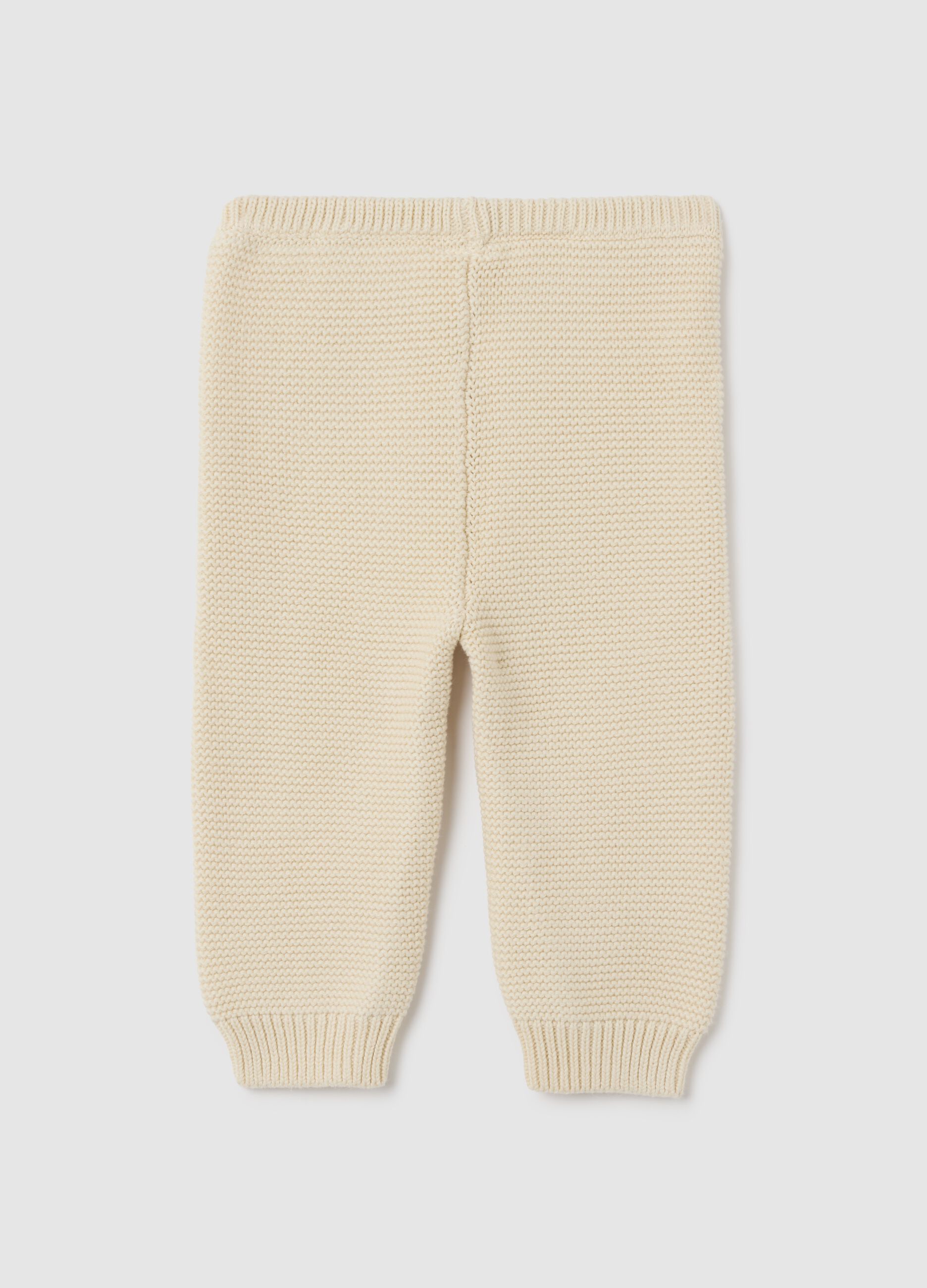 Pantaloni in cotone tricot_1
