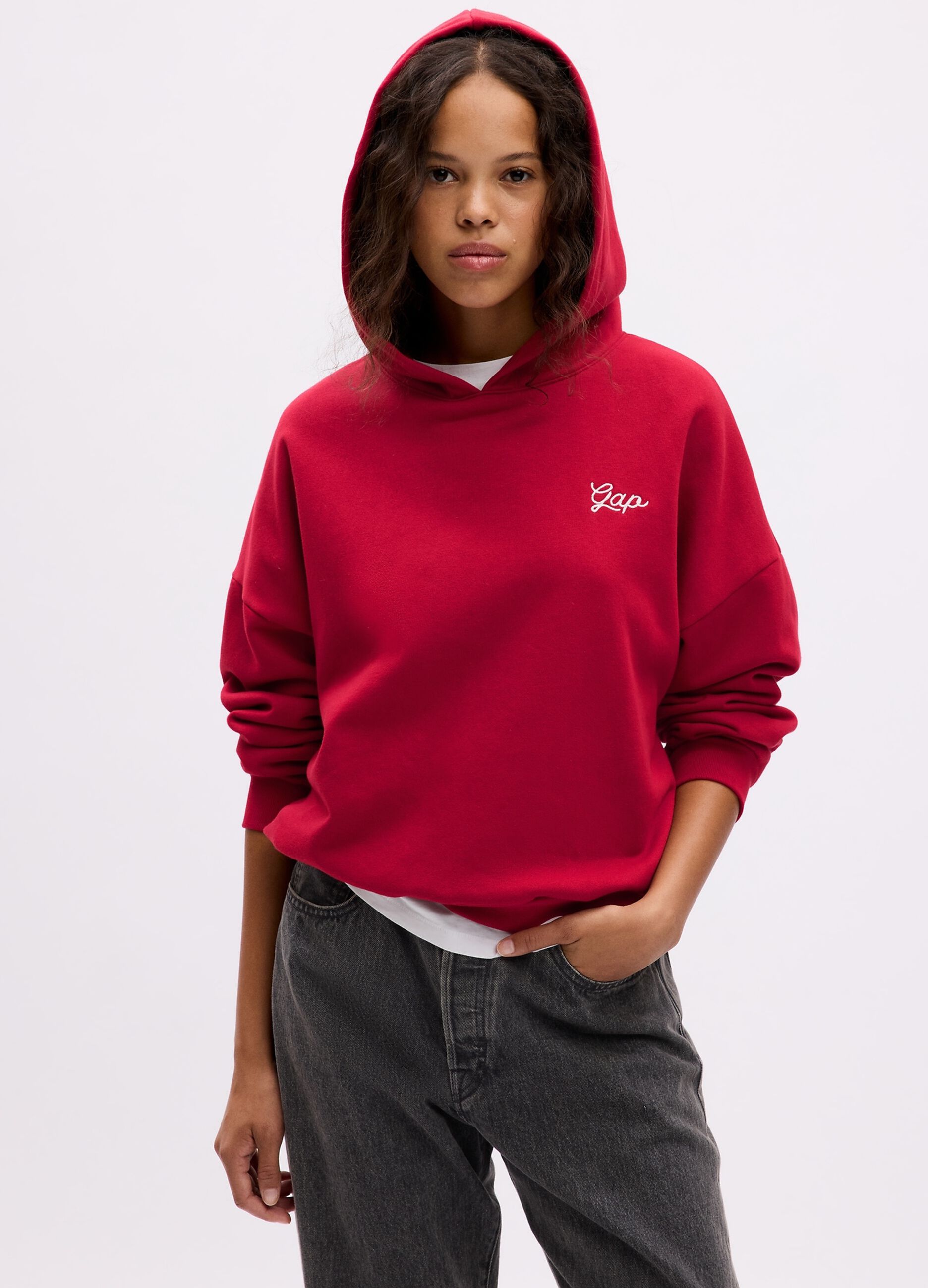 Oversize hoodie with logo