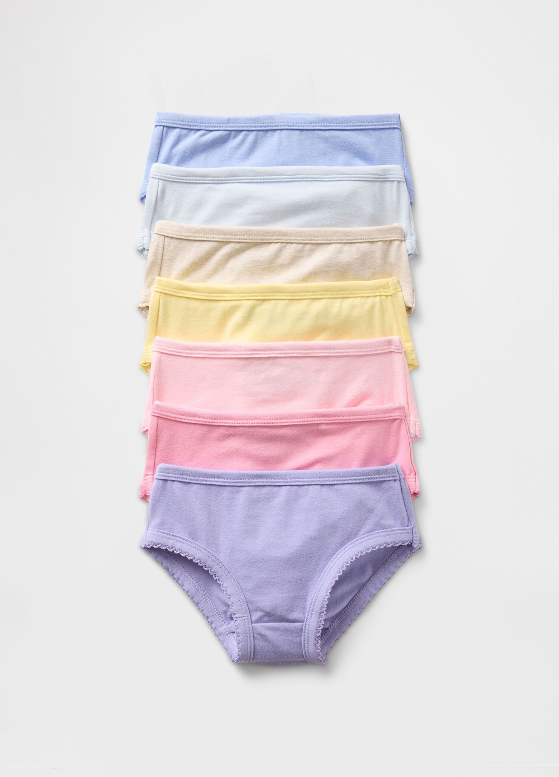 Slip multicolor in cotone elasticizzato per bimba