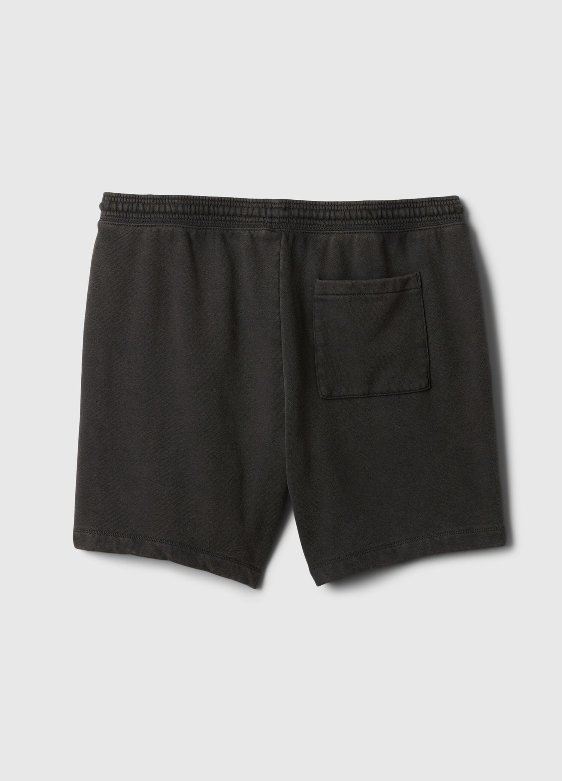 Bermuda jogger in felpa con coulisse_5