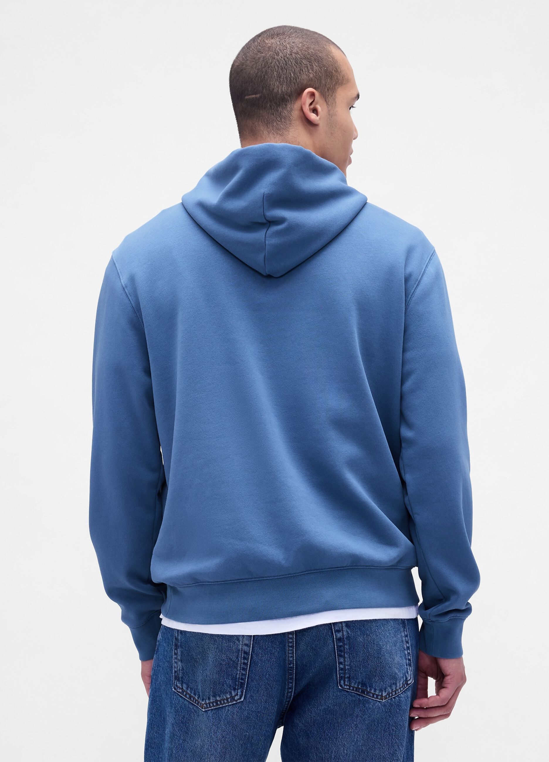 Felpa blu con cappuccio_1