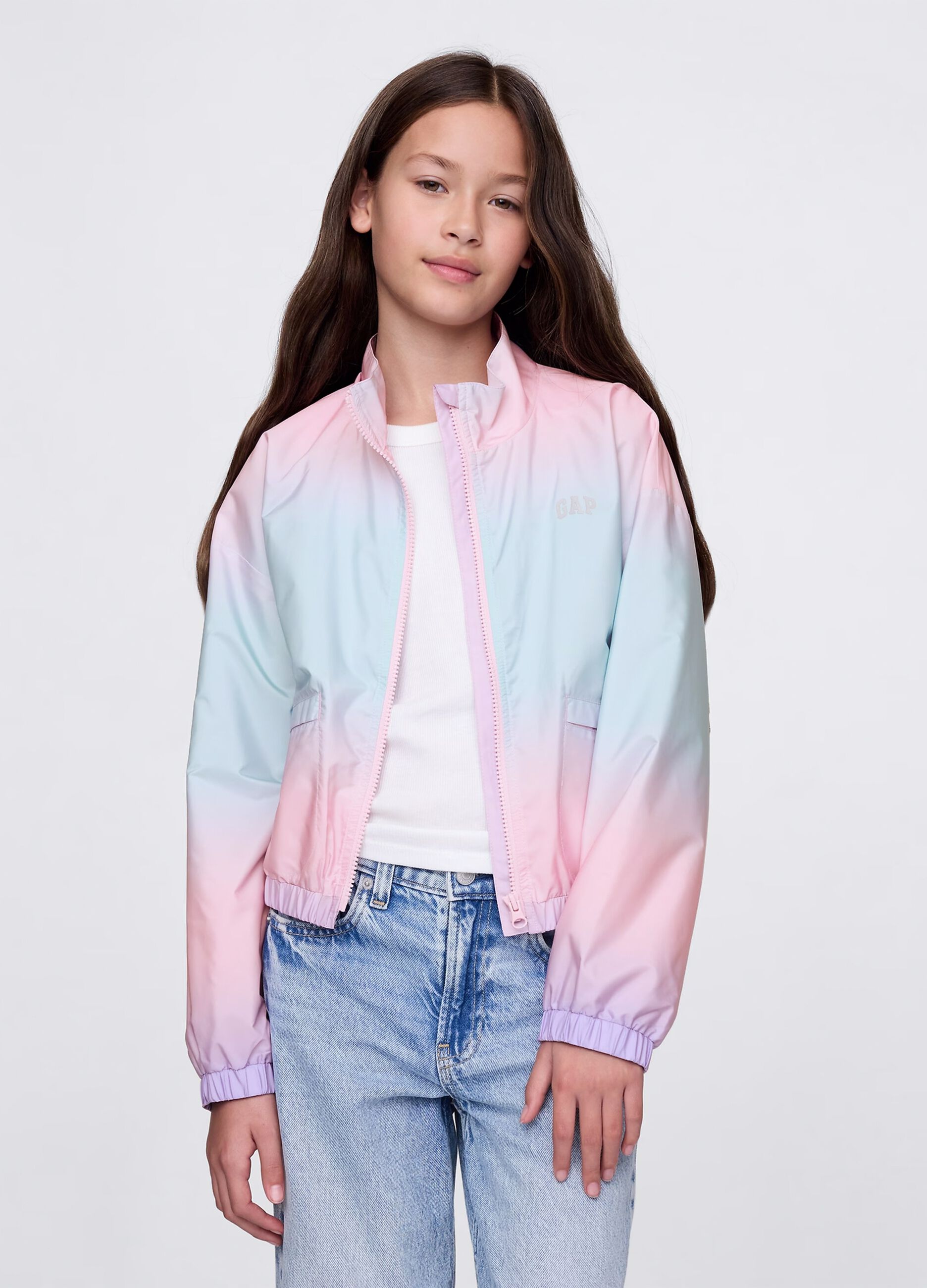 Multicoloured lightweight jacket