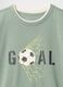 Green kids' pyjamas with football theme_2