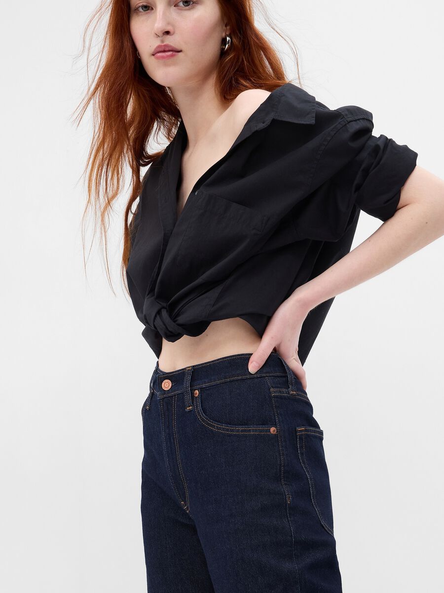 Jeans loose fit a vita alta Donna_2