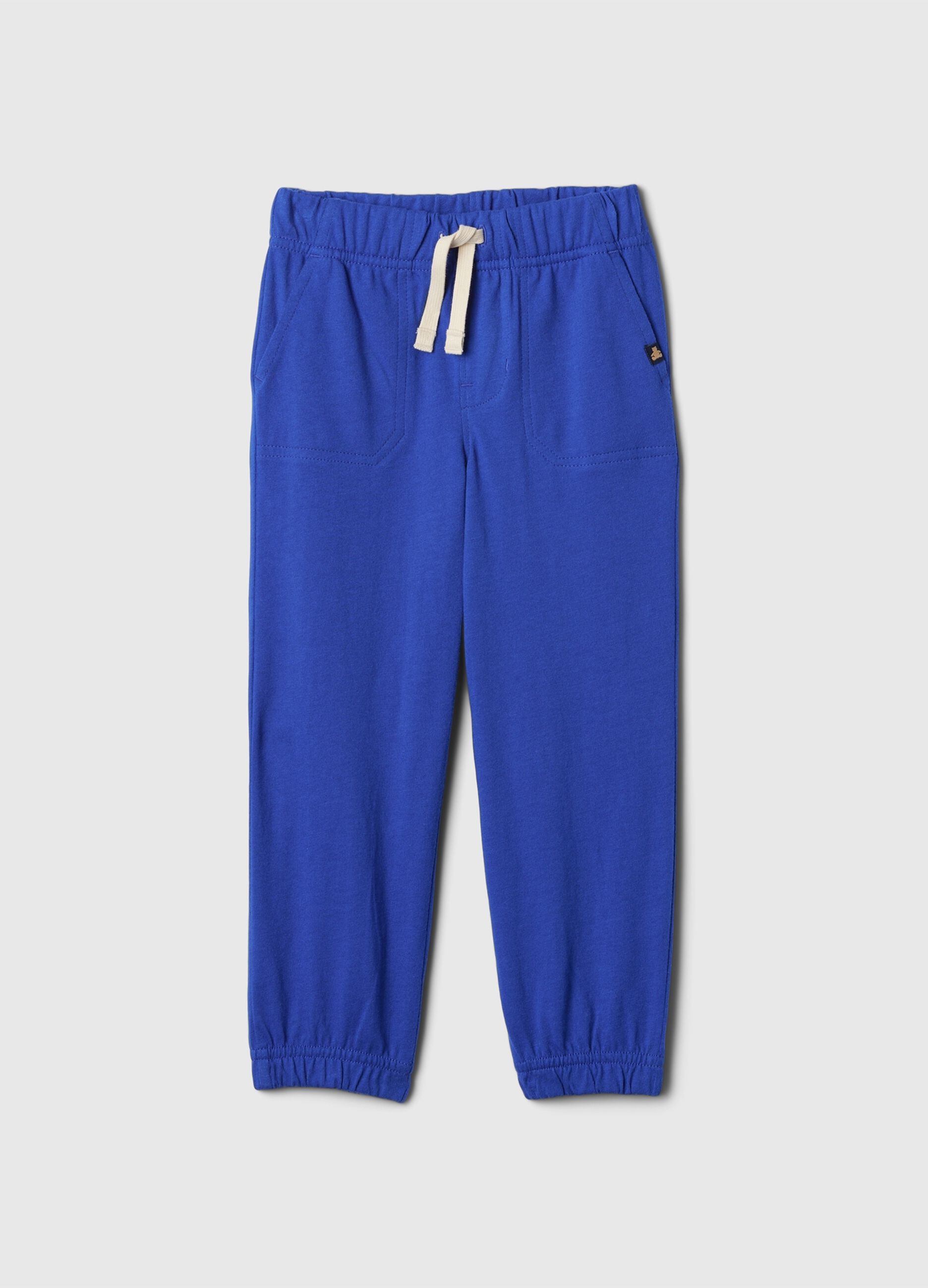 Joggers in felpa con coulisse e profili elasticati