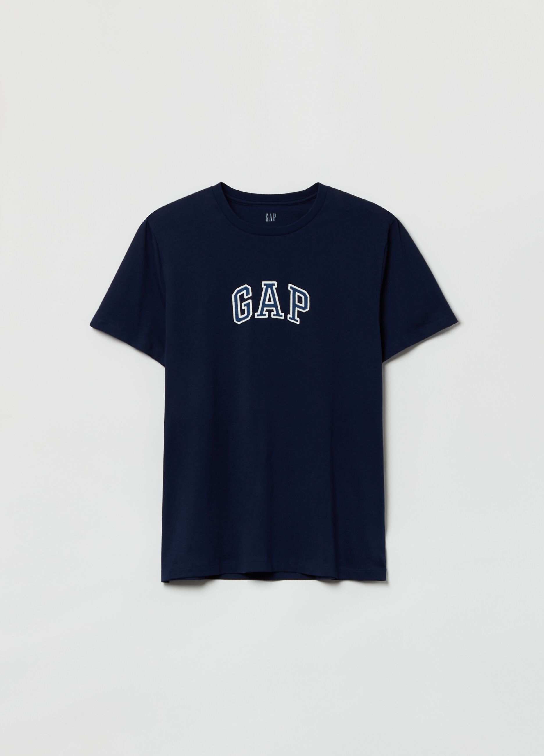 Cotton T-shirt with embroidered logo