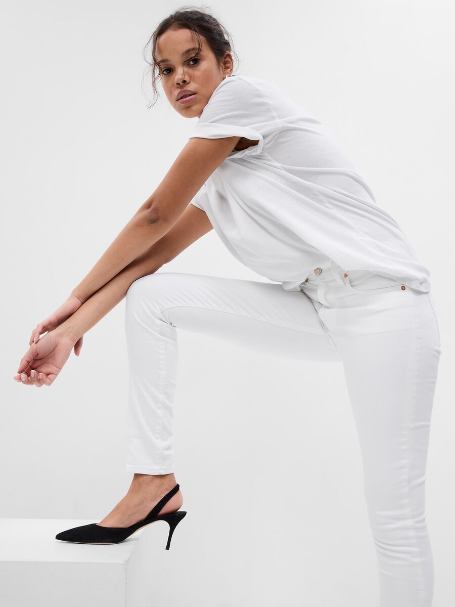 Mid-rise, skinny-fit jeans Woman_2