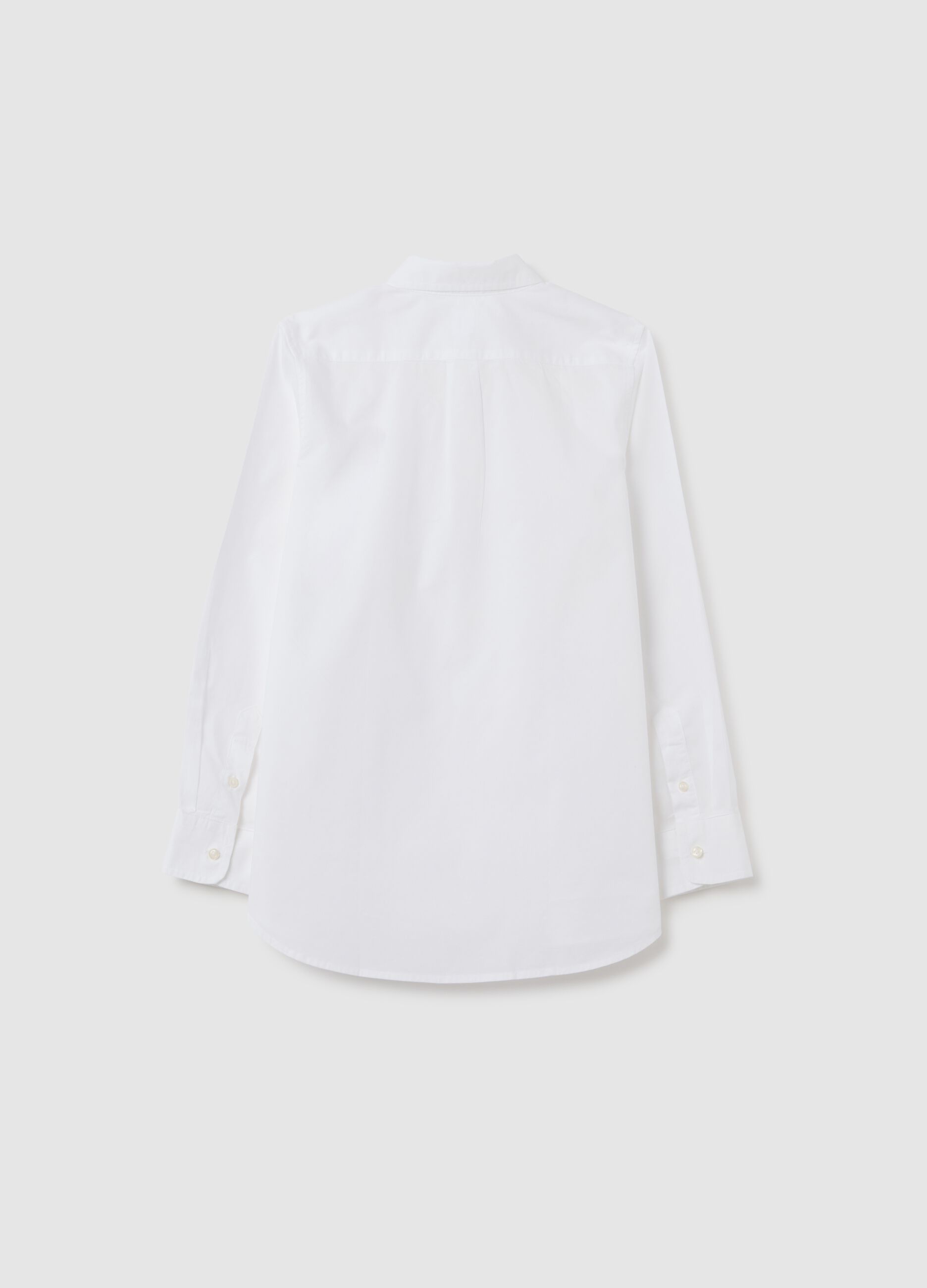 Camicia in cotone bio con tasca_4