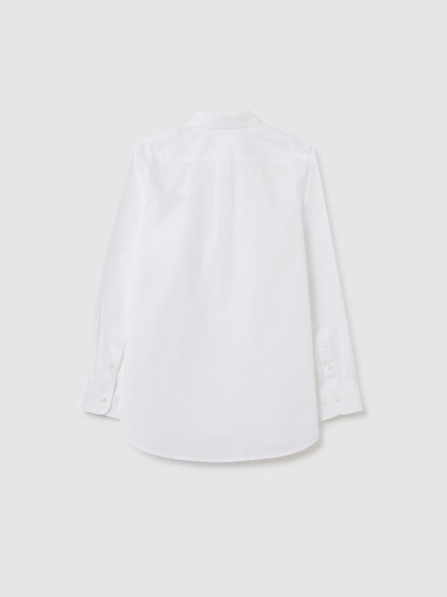 Camicia in cotone bio con tasca Bambino_4