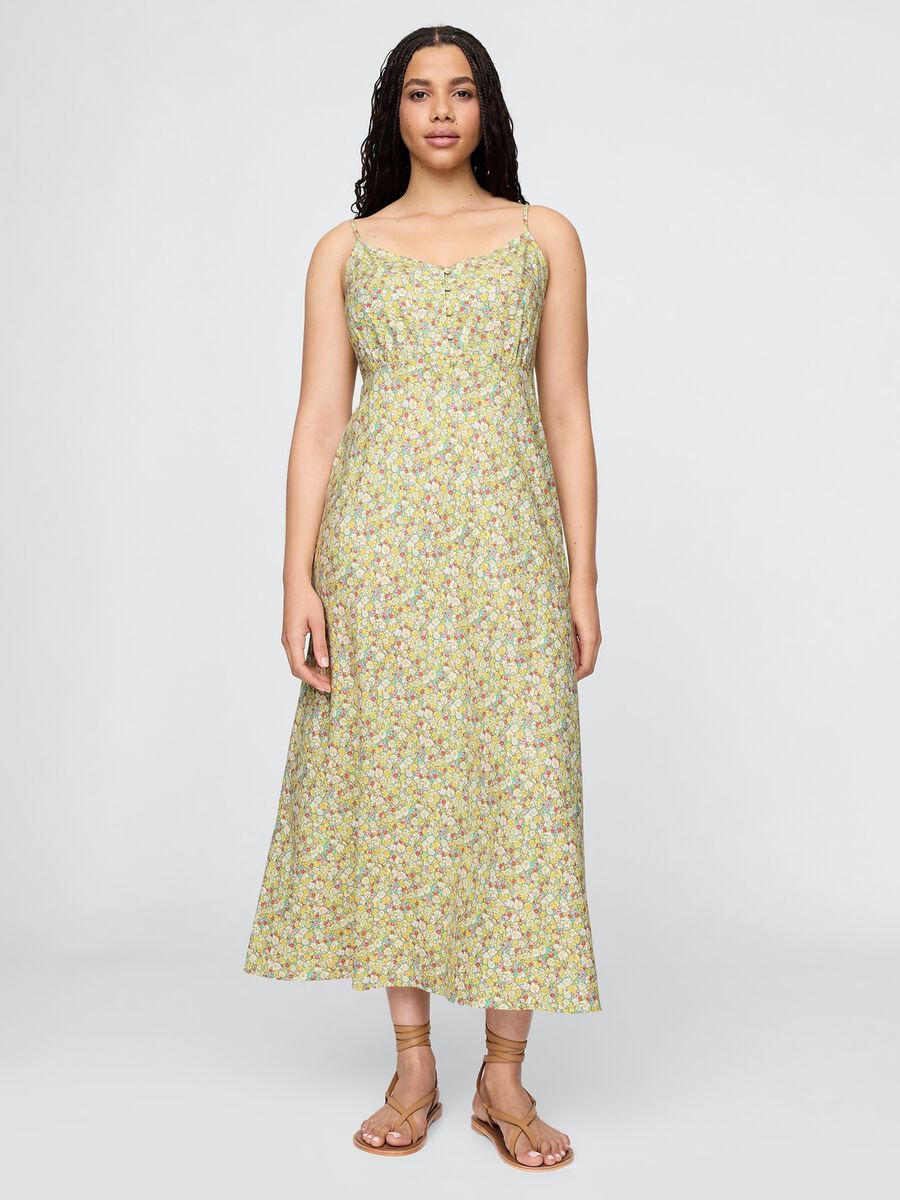 Abito lungo a fiori multicolor Woman_3