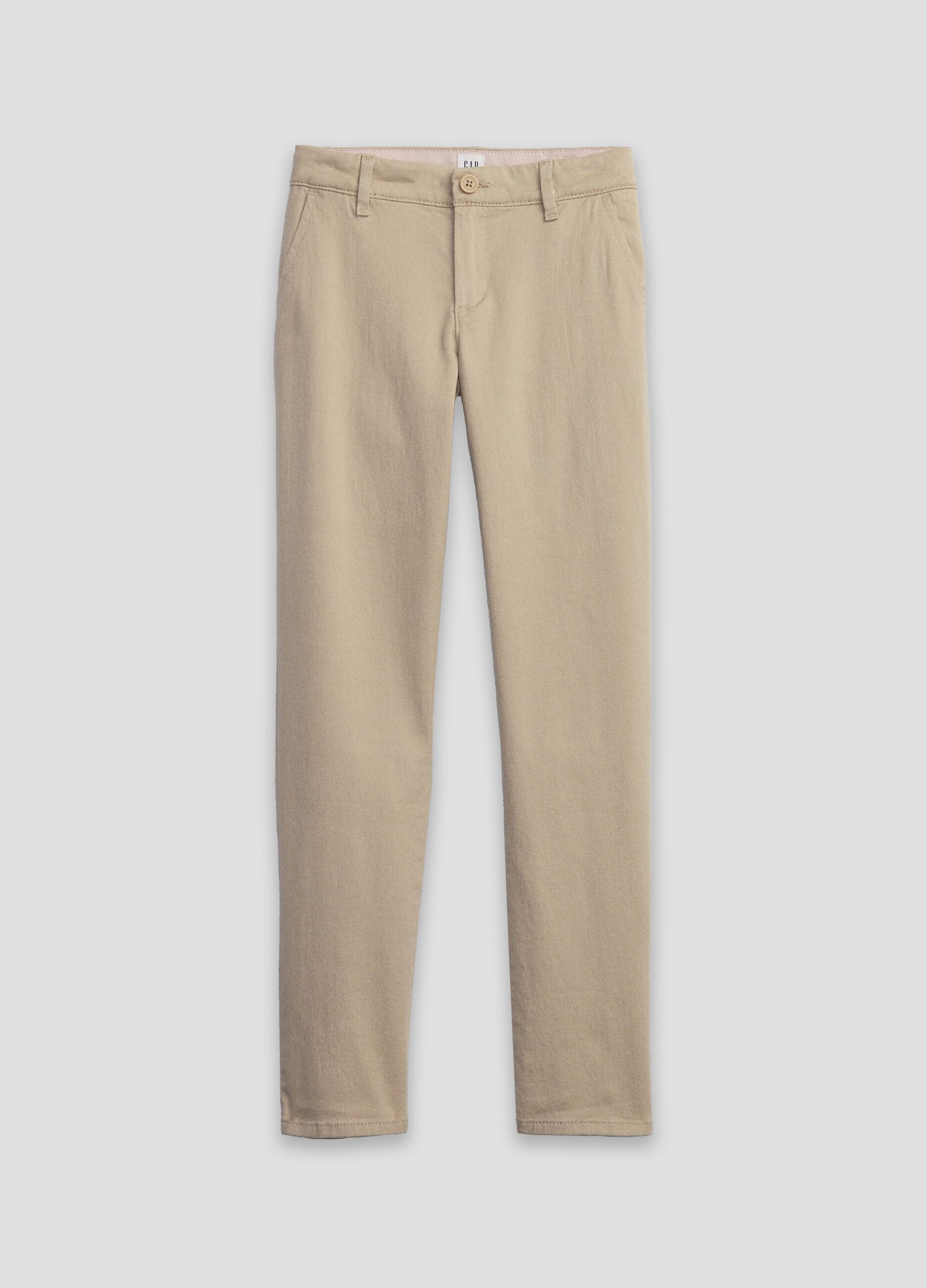 Pantaloni chino in cotone stretch