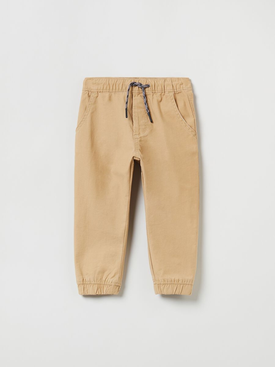 Pantaloni pull on con coulisse Bimbo_0