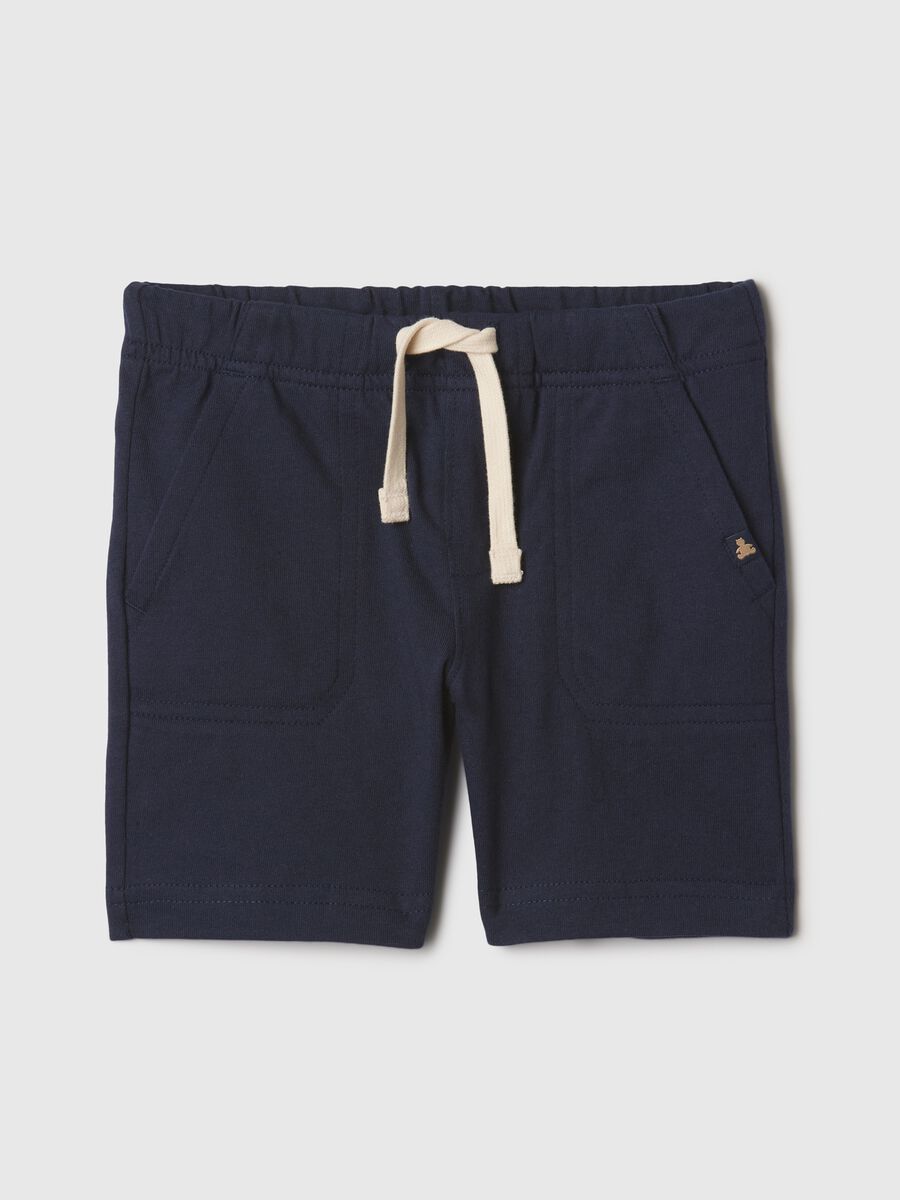 Bermuda in cotone con coulisse Bimbo_0