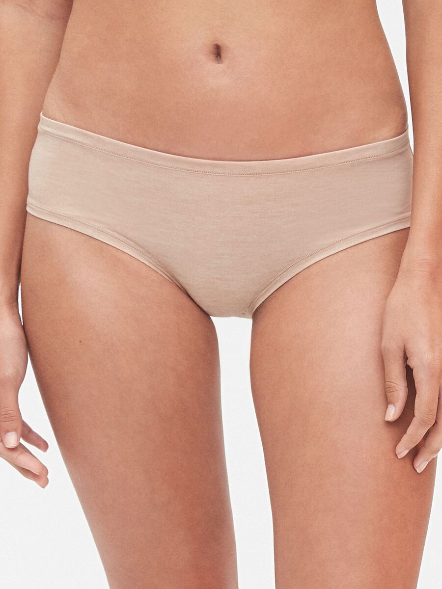 Three-pack stretch mélange knicker shorts Woman_0