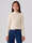 T-shirt a maniche lunghe mock neck 