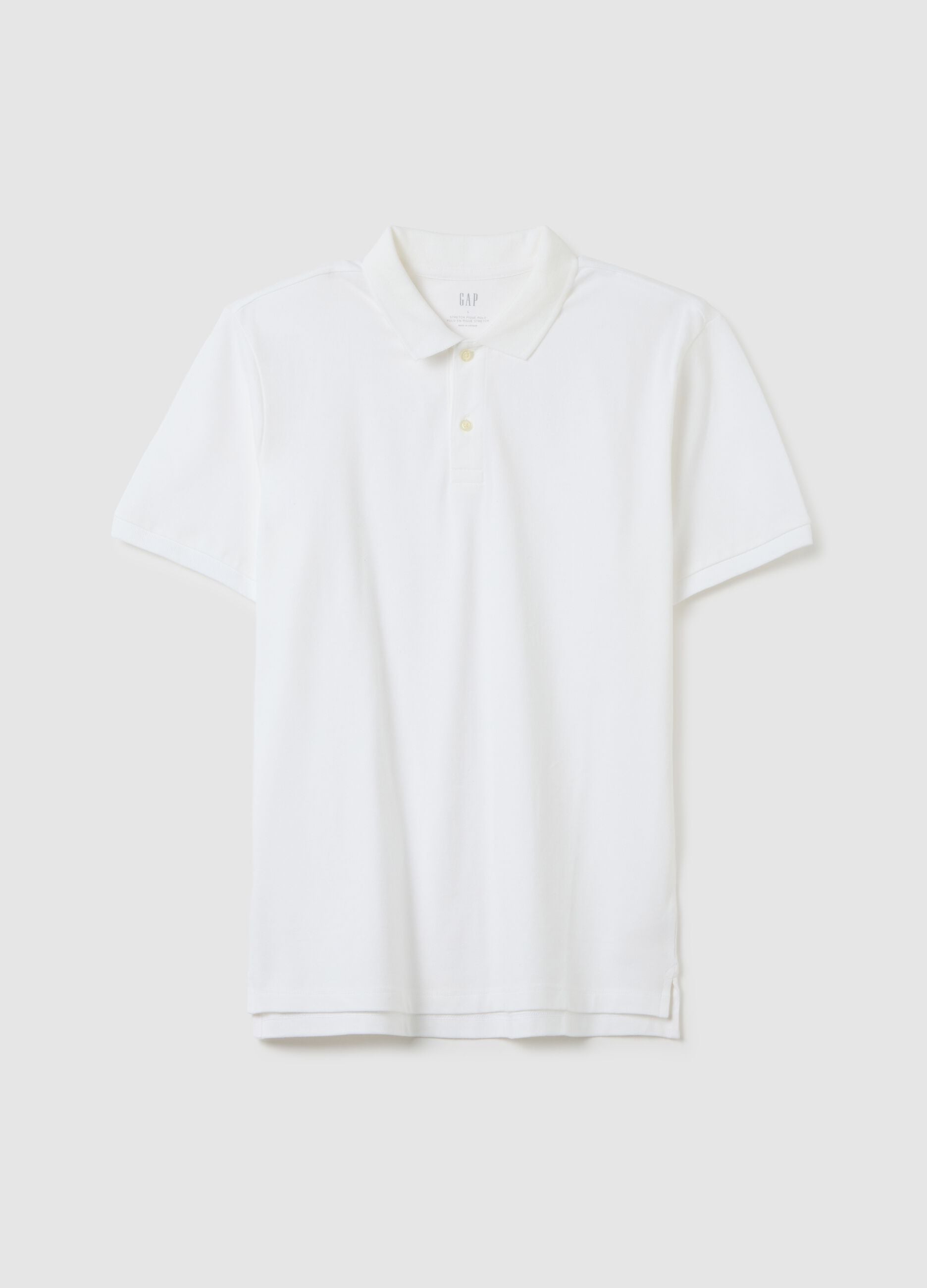 Polo in piquet stretch